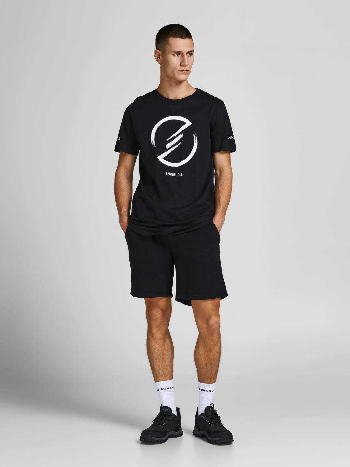 Jack & Jones Sweatshorts »JPSTGORDON mit elastischem Bund«  unifarben, modisch, regular fit, Webstoff