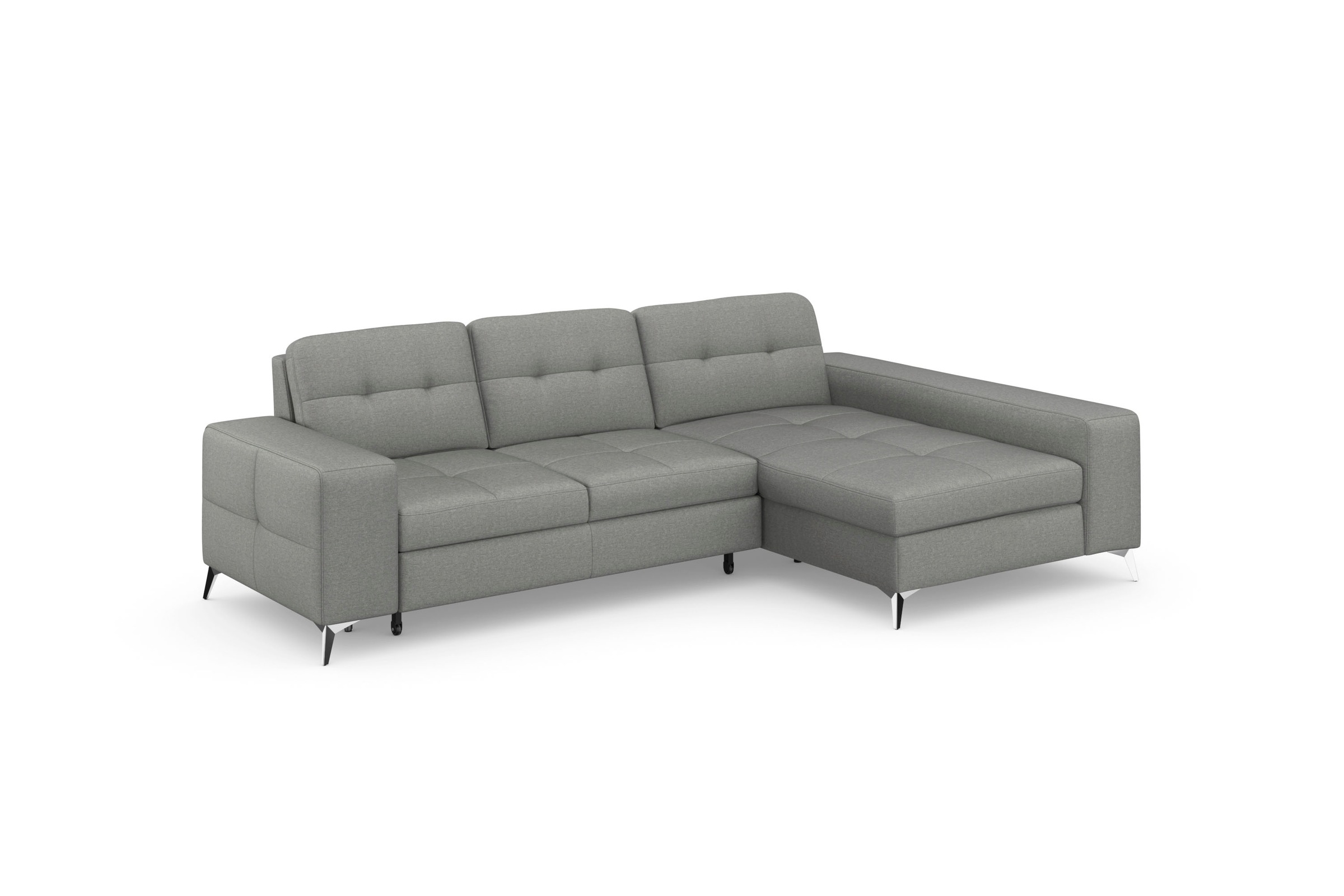 sit&more Ecksofa »Baviene L-Form« inklusive Sitztiefenverstellung und Federkern, wahlweise Bettfunktion