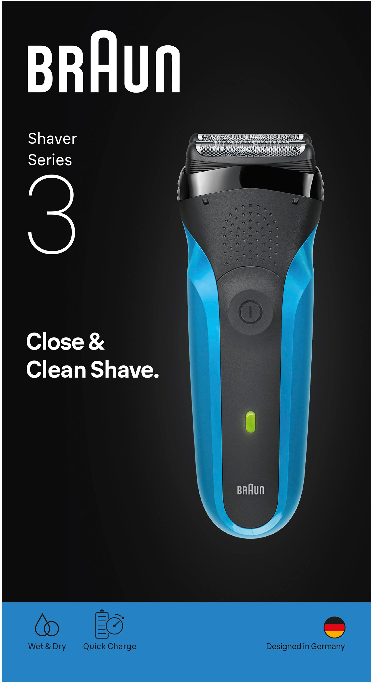 Braun Rasoirs électriques »Series 3 310s« 3 lames flexibles