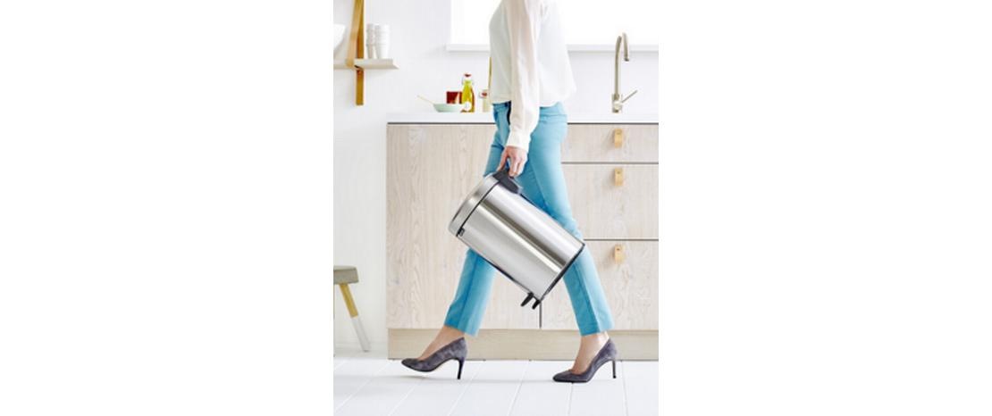 Brabantia Mülleimer »NewIcon Treteimer, 12L« sanft schliessender Deckel, mit leichter Pedalbedienung