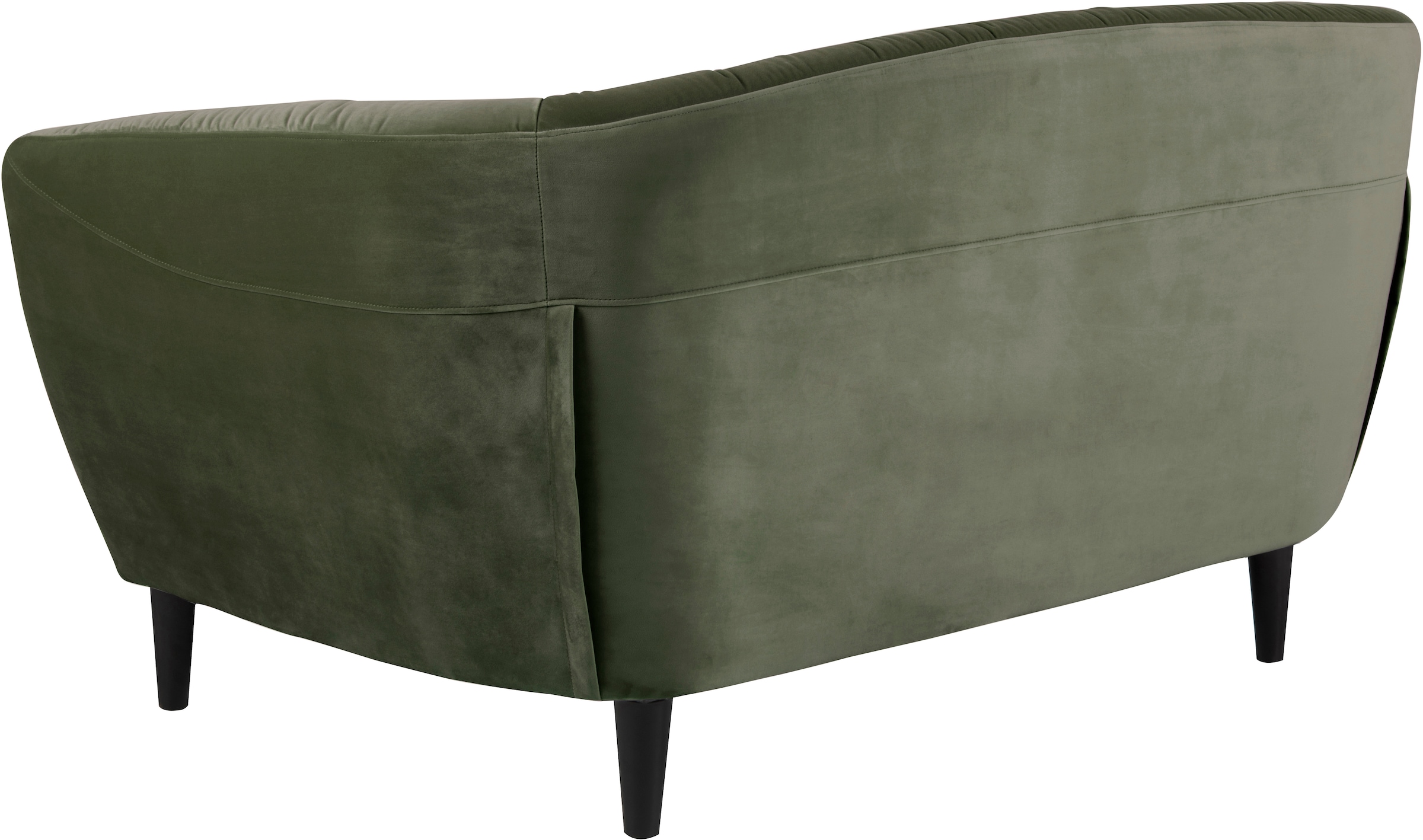 ACTONA GROUP 2-places »Ria  Sofa, Couch, Doppelsofa, Loveseat,« velours, pieds en bois massif, ressorts ensachés, capitonnage, avec accoudoirs