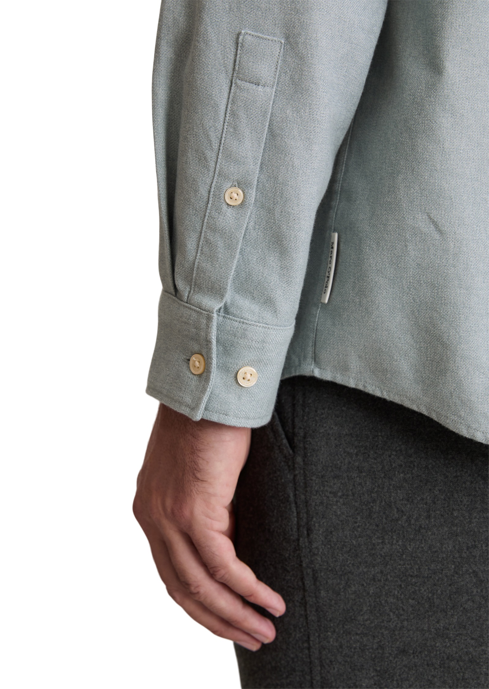 Marc O'Polo Businesshemd sanft meliert