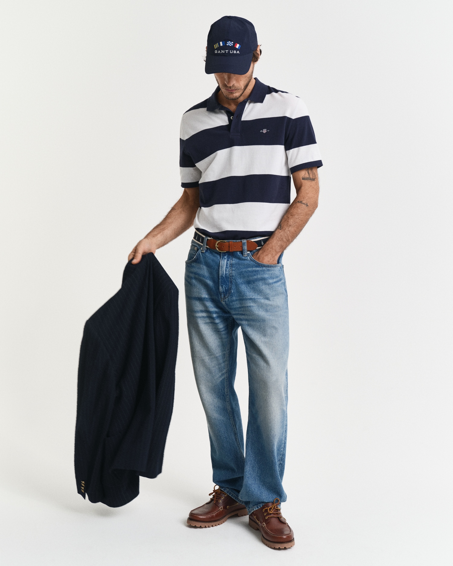 Gant Polo »BLOCK STRIPE« Regular fit mit Polokragen