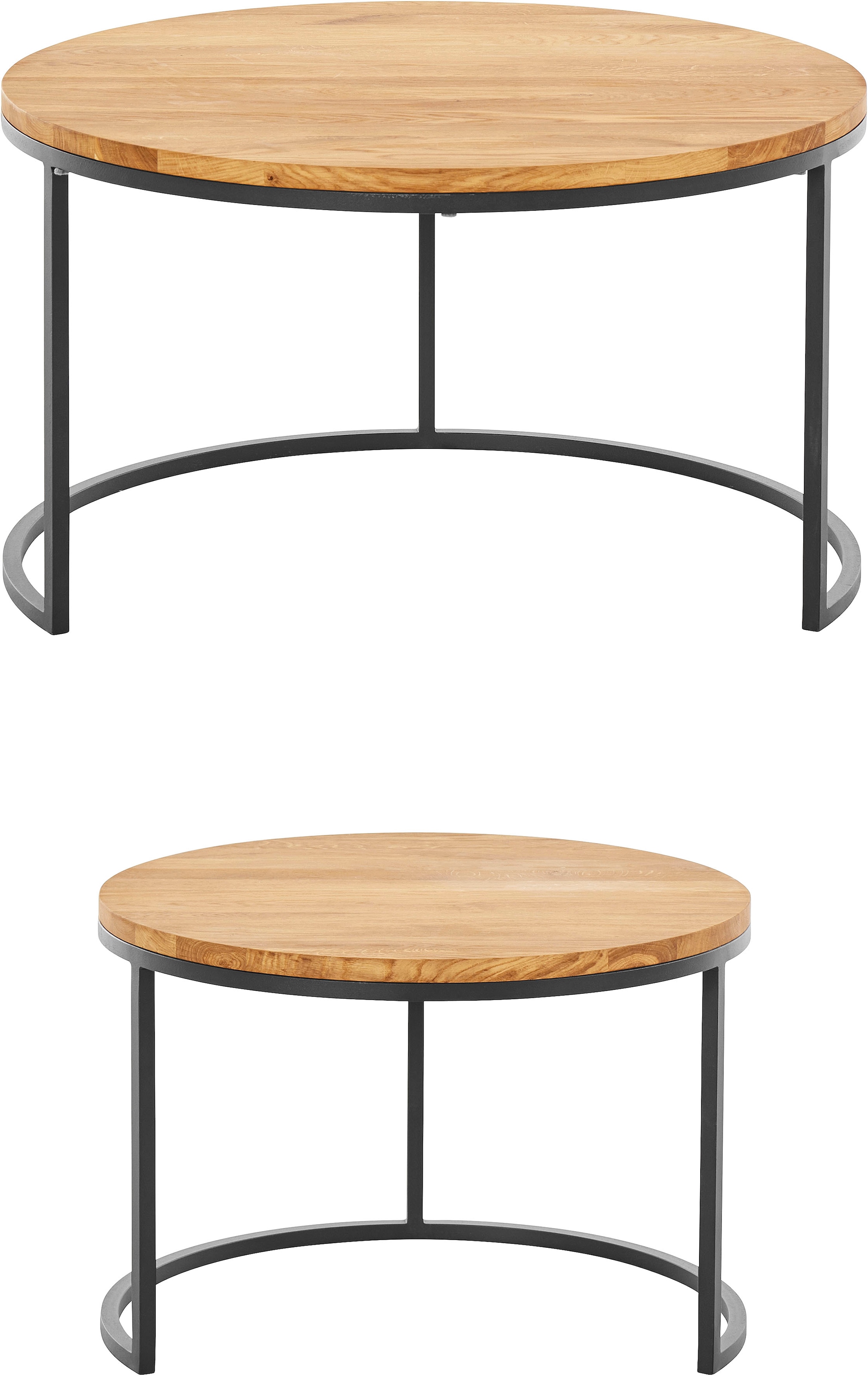 Home affaire Table basse Set, Zwei Couchtische im Set, 2 cuis tlg.