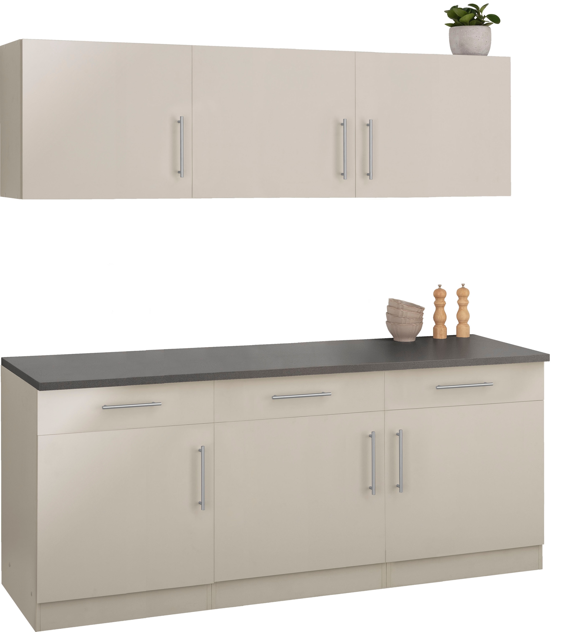 wiho Küchen Küche »Cali« ohne E-Geräte, Breite 180 cm