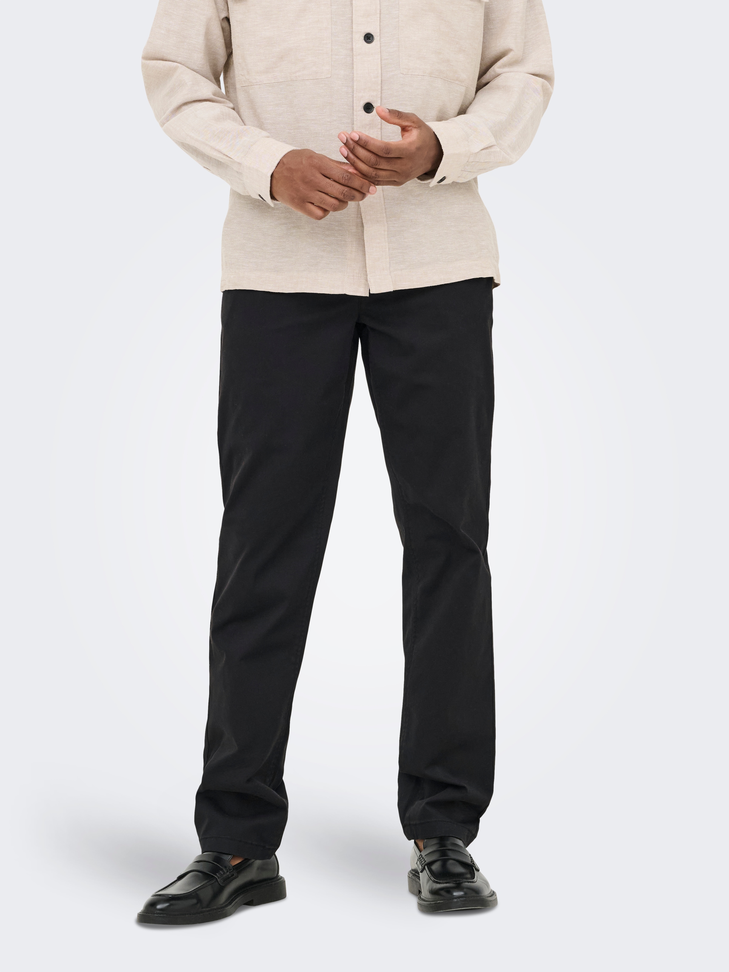 ONLY & SONS Chinos »ONSWEFT REG TWILL 0595 CHINO PANT NOOS«  Baumwollmischung, regular fit