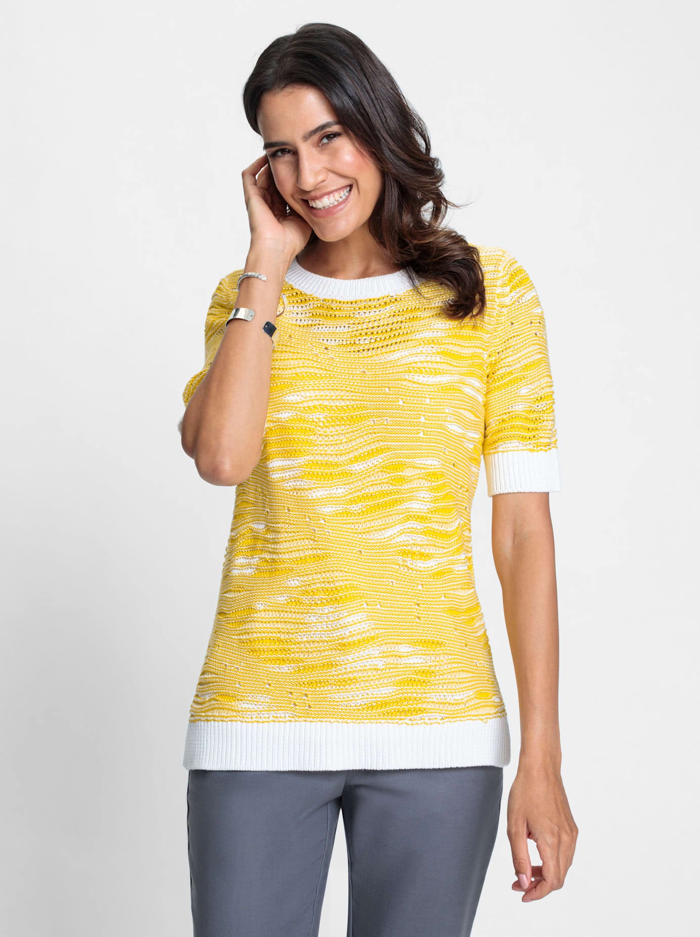 Inspirationen Pull à manches courtes »Pullover«