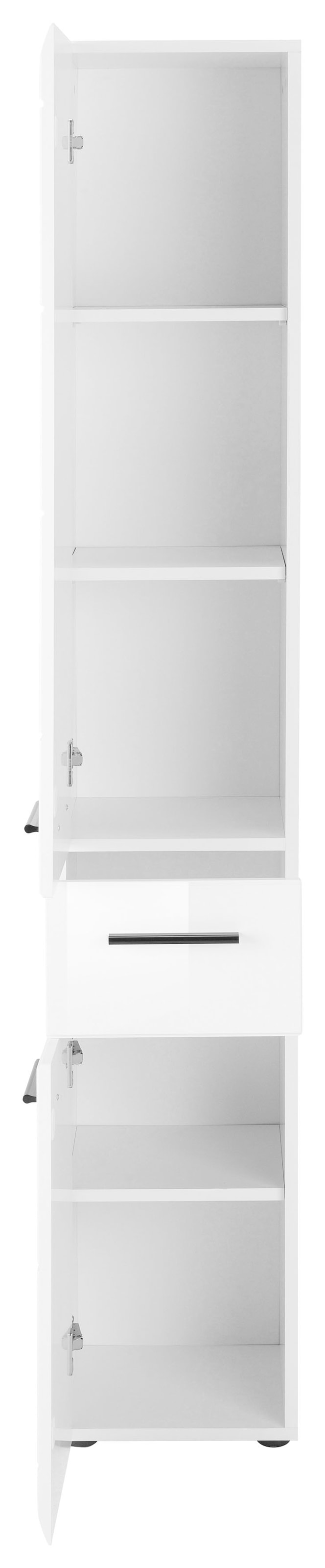 welltime Hochschrank »Sovana« Badschrank mit einer Schublade und 5 Fächern - (B/T/H) 30/31/182 cm