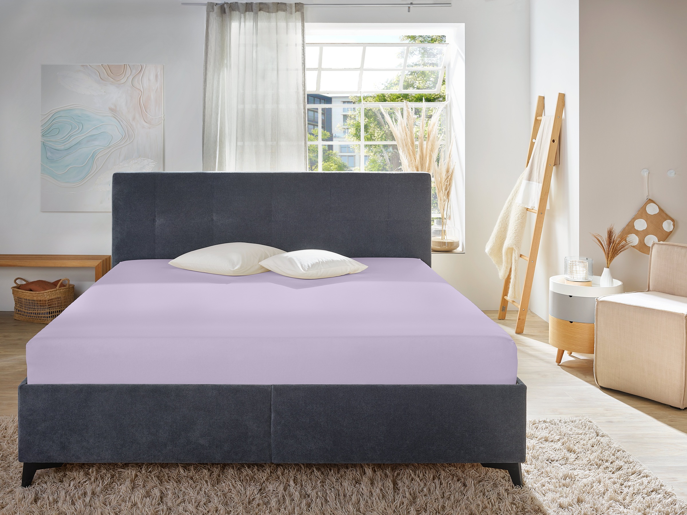 Primera Draps de lit »Mako-Feinjersey Spannbetttuch« Geeignet für Standardmatratzen bis 22 cm, 100% Baumwolle