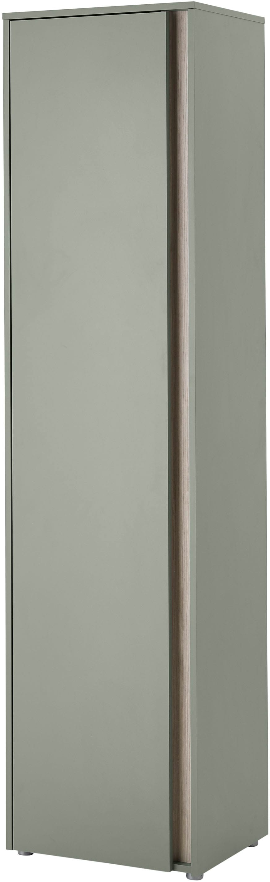 Home affaire Garderobenschrank »GiRON/CiTY, moderner Schrank, Schuhschrank mit Stauraum« 9 Einlegeböden, 10 Fächer, Tür beidseitig montierbar, 50 cm breit