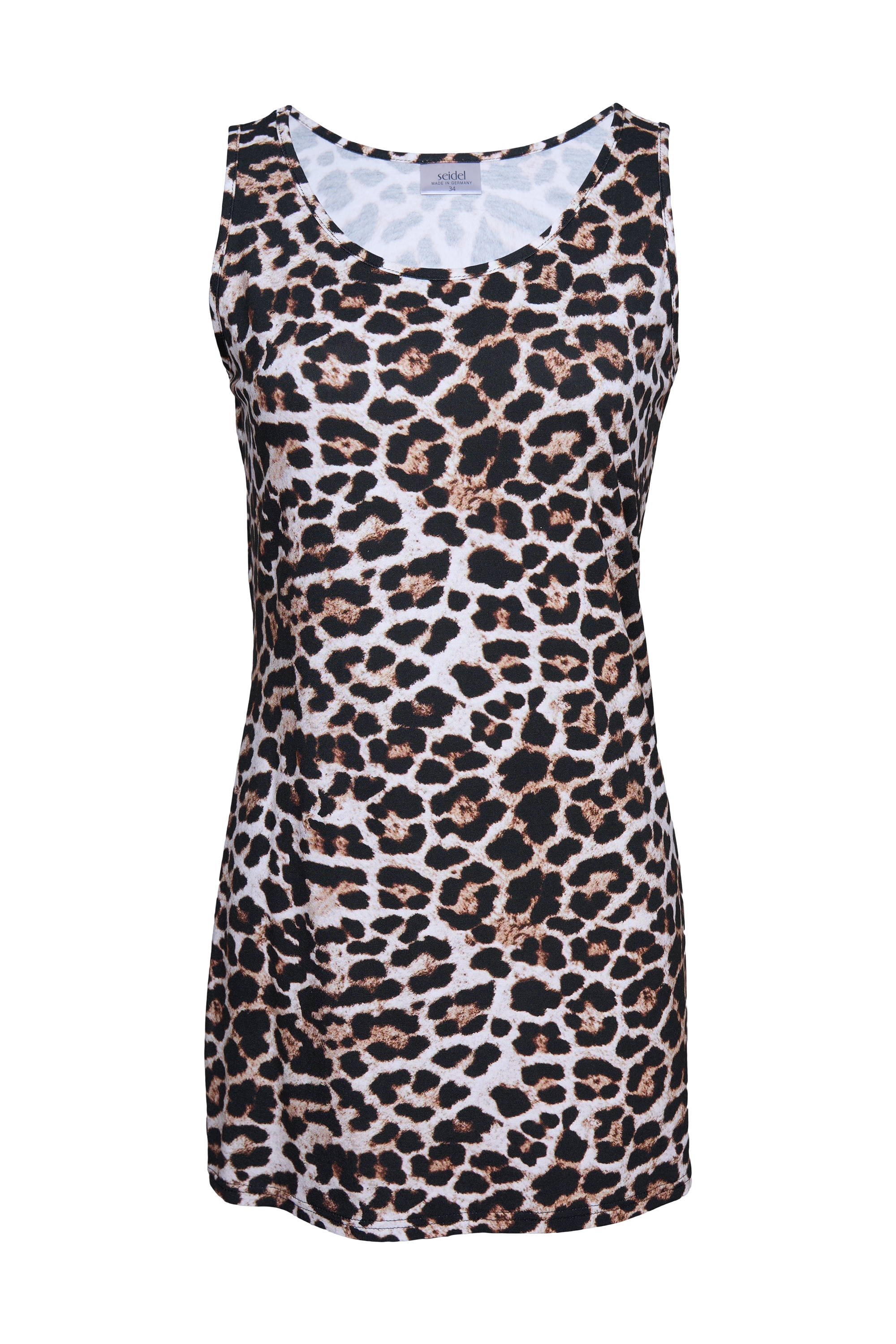 Seidel Moden Top long im Leo-Look - MADE IN GERMANY