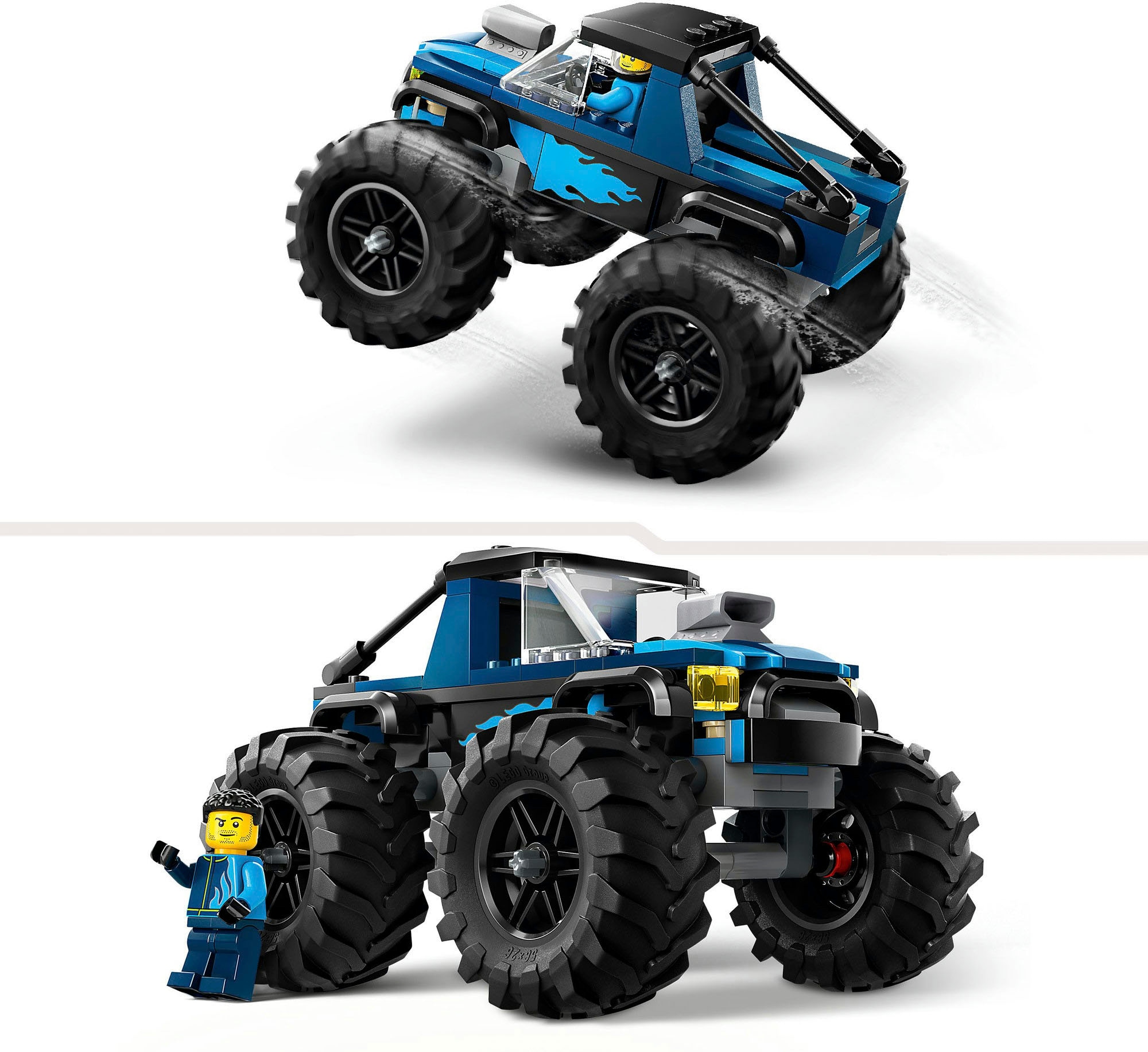 LEGO® Pions de construction »Blauer Monstertruck (60402), LEGO City« Made in Europe