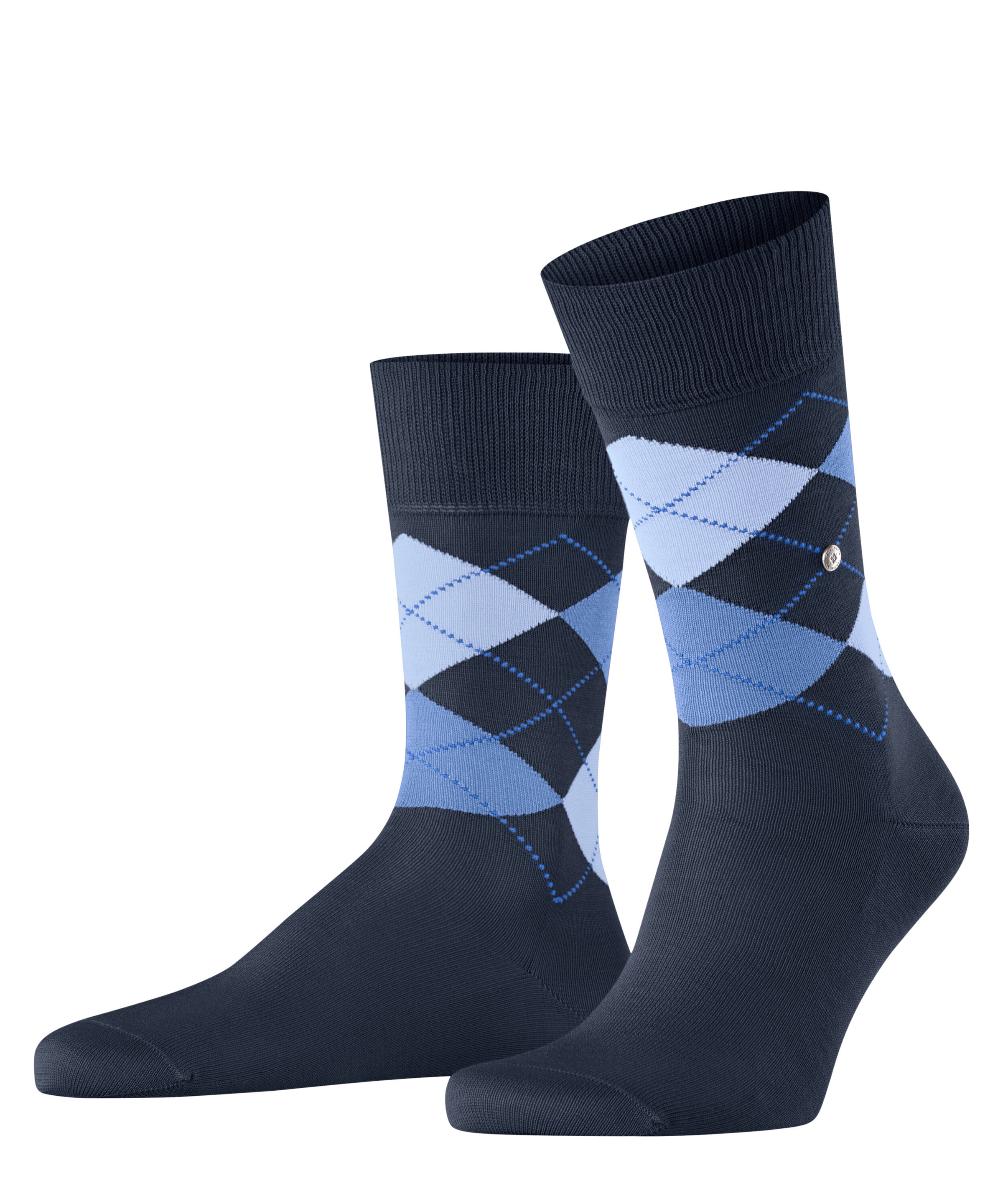 Burlington Socken »Manchester« Einheitsgrösse 40-46, Argyle-Muster, Burlington-Clip