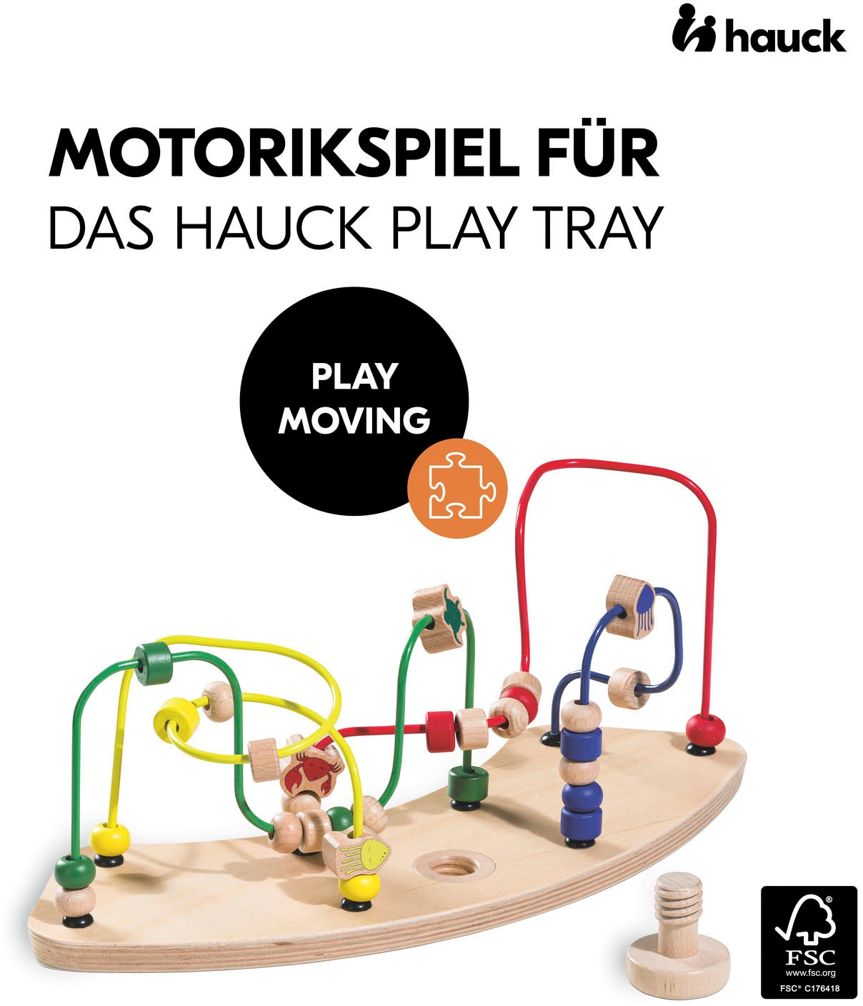 Hauck Motorikschleife »Play Moving Water Animals« FSC® - schützt Wald