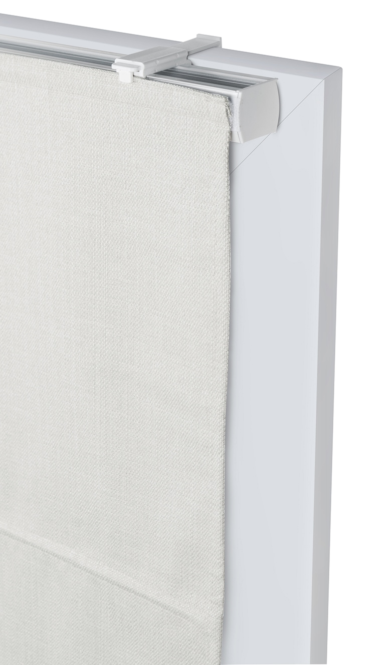 my home Store à enrouleur »RIOLA« verdunkelnd ohne Bohren freihängend Faltrollo in trendiger Leinenoptik NEUHEIT!