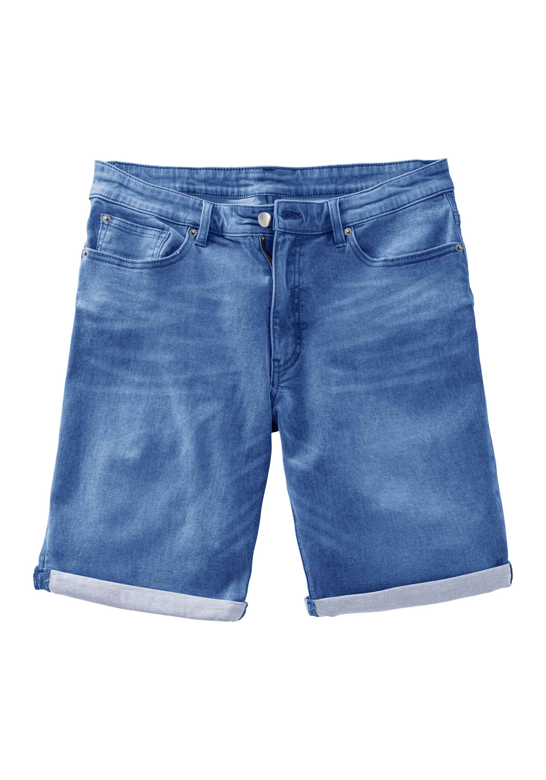 John Devin Short en jean »5-Pocket Shorts,« aus elastischer Denim-Qualität