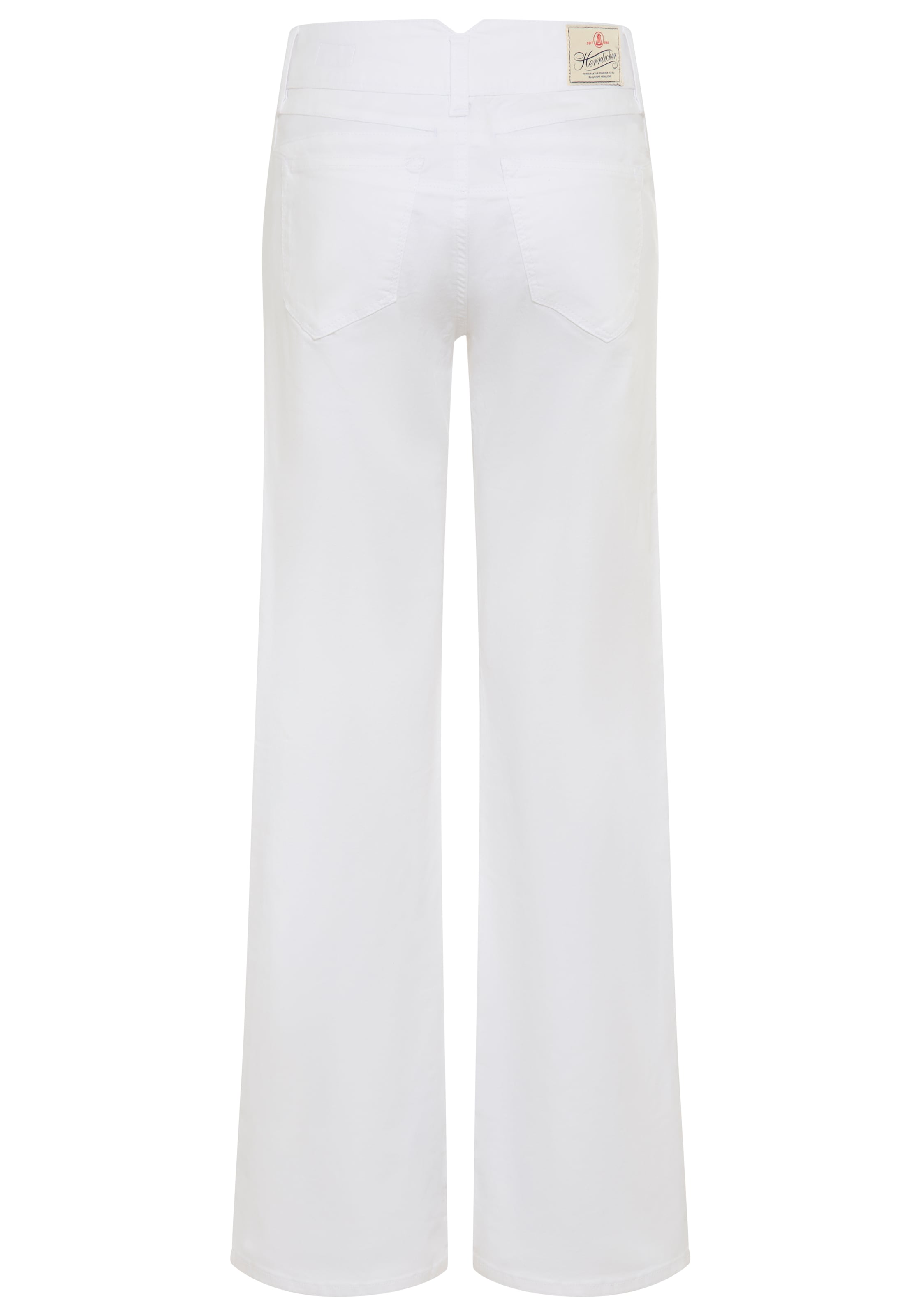 Herrlicher Jeans droit »Prime New Denim White Stretch« mit Spitzbund und Keileinsätzen, High Waist