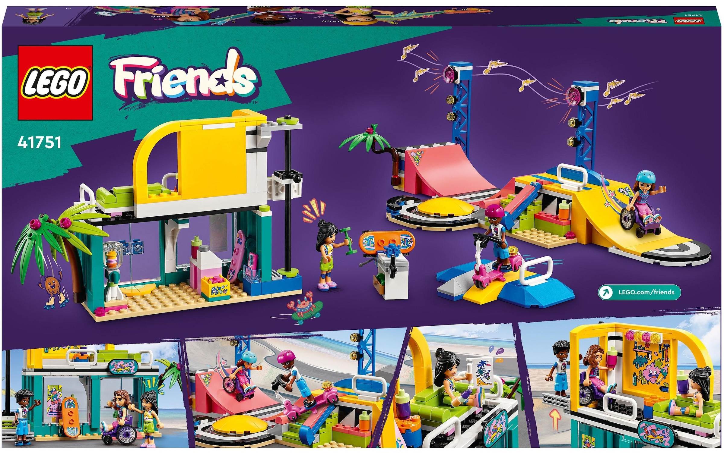 LEGO® Pions de construction »Skatepark«