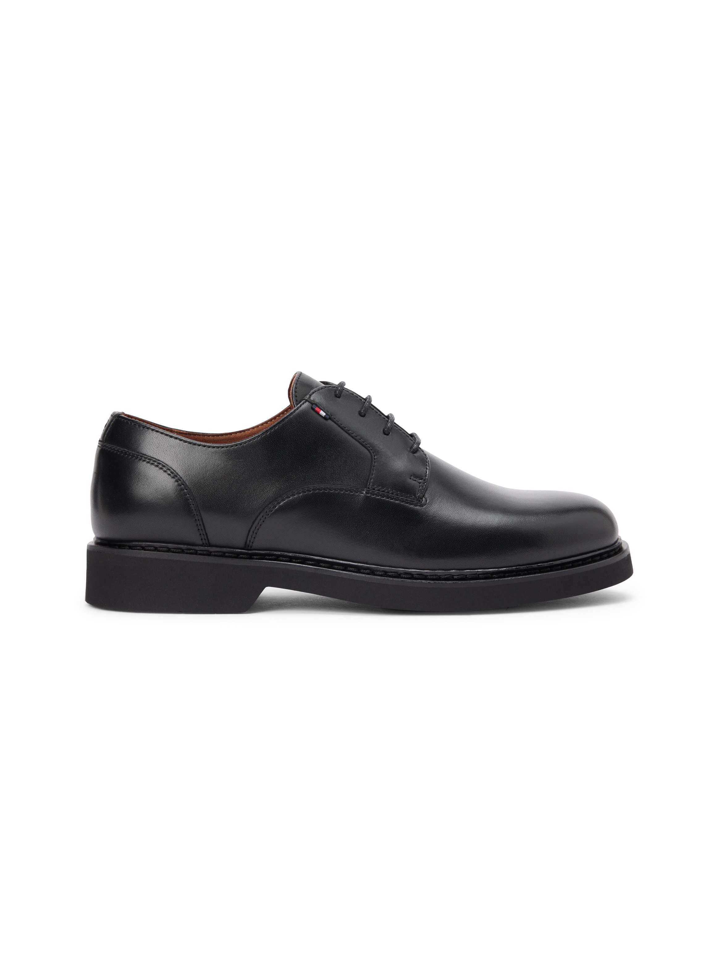 Tommy Hilfiger Chaussure à lacets »HILIFGER ULTRALIGHT LHT SHOE«  talon bloc, chaussure de fête, chaussure de soirée avec étiquette drapeau