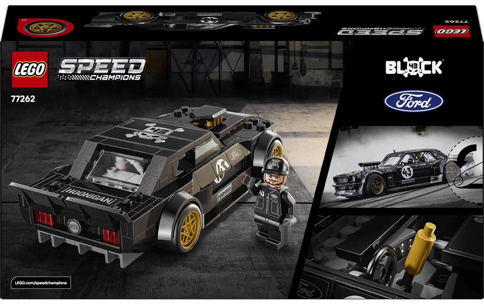 LEGO® Pions de construction »Ken Blocks 1965 Ford Mustang Hoonicorn V1 (77262)« LEGO Speed Champions; Fabriqué en Europe