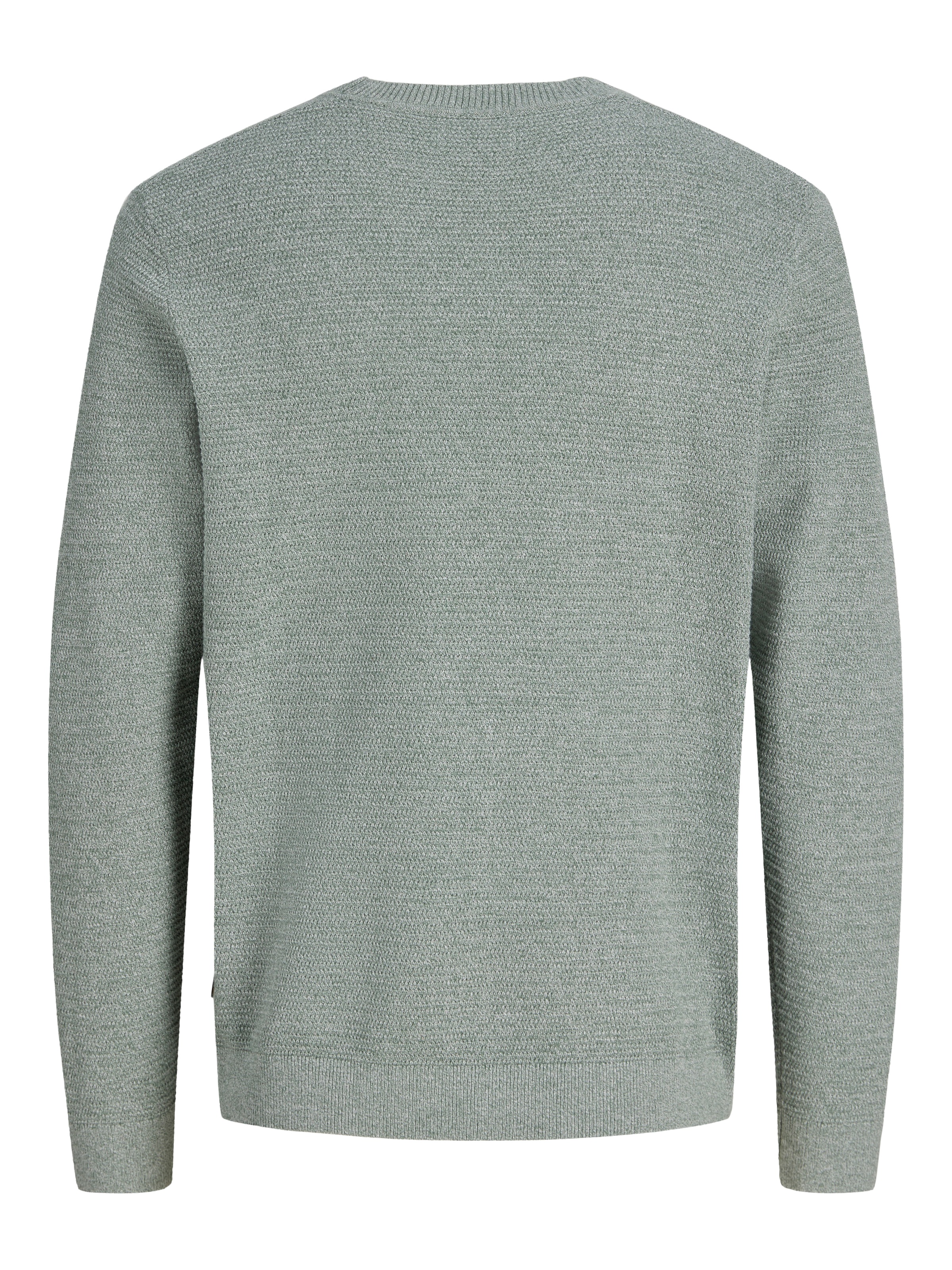 Jack & Jones Pull à col rond »JPRBLURILEY KNIT CREW NECK LS SN« coton, coupe régulière