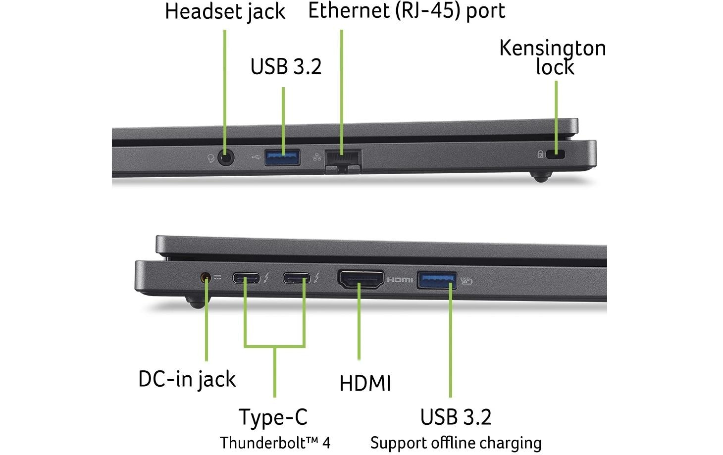 Acer Notebook »TravelMate P2 (TMP216-71-G3-TCO-76RK)« / 16 ″ Intel Core Ultra 7 1.000 GB SSD