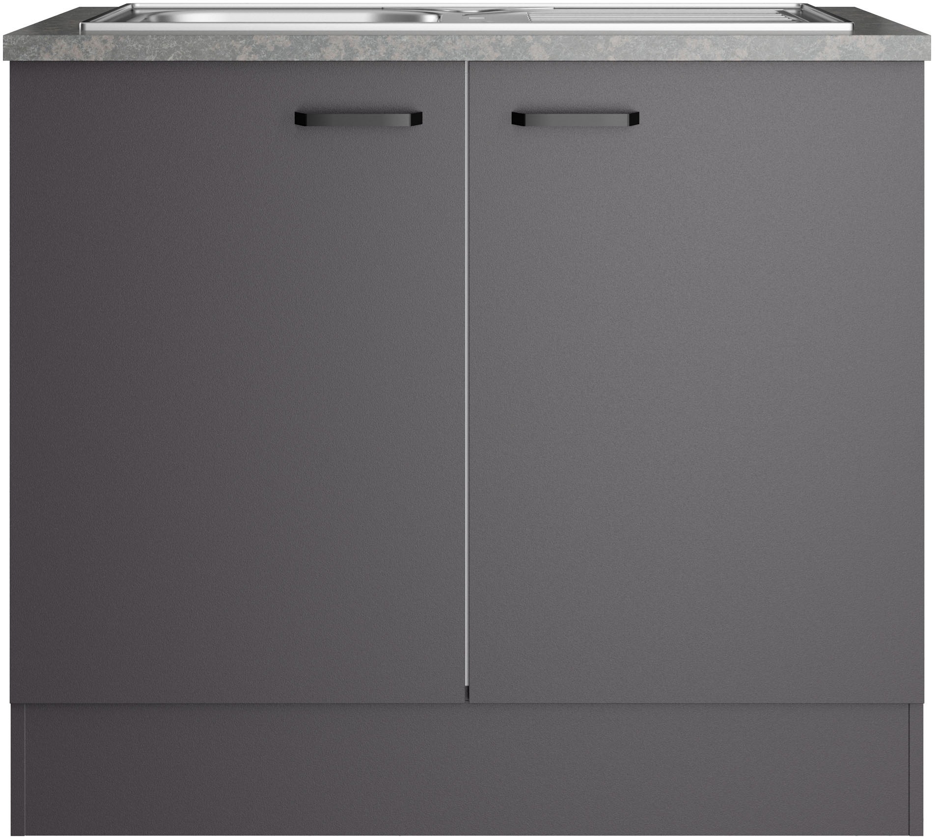 OPTIFIT Spülenschrank »OPTImulti« Breite 100 cm, Tiefe 60 cm, inkl. Arbeitsplatte und Einbauspüle