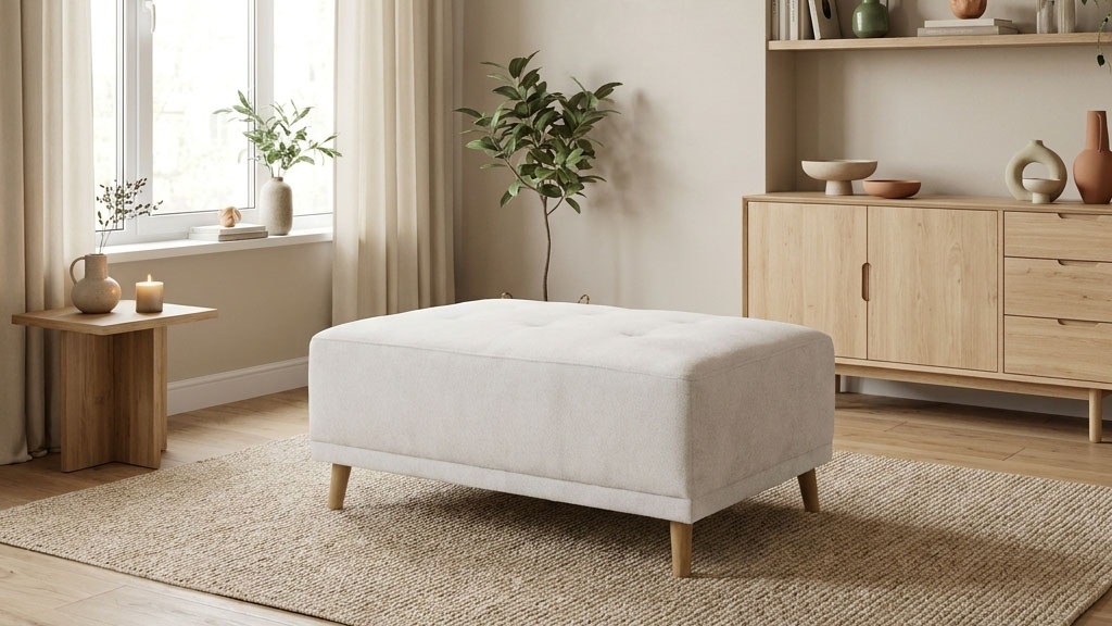 GOODproduct Tabouret »Greve« Pouf rembourré Greve assorti au canapé, largeur 104 cm