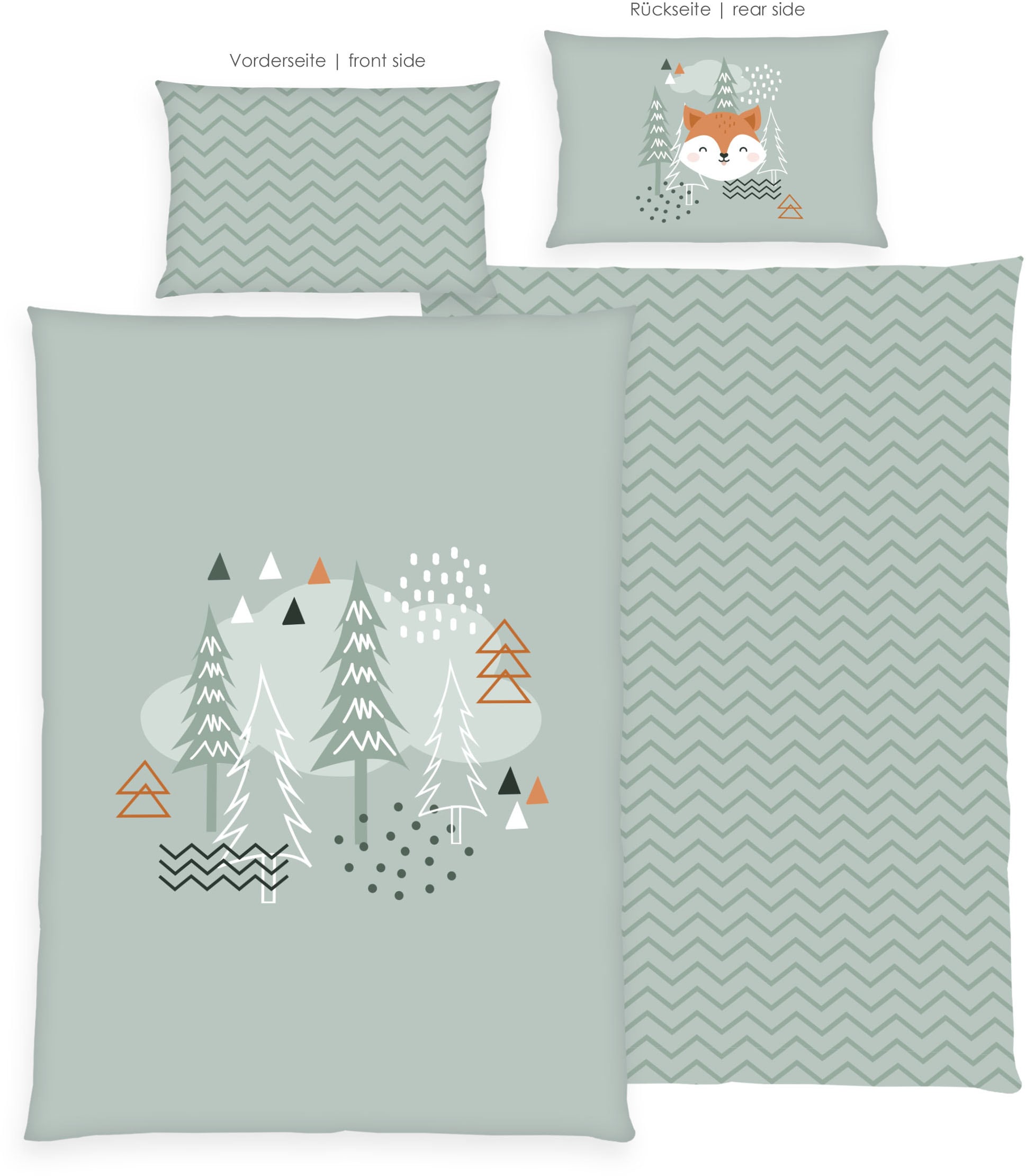 Baby Best Wendebettwäsche »babybest Nordic Forest« 2 Stk.