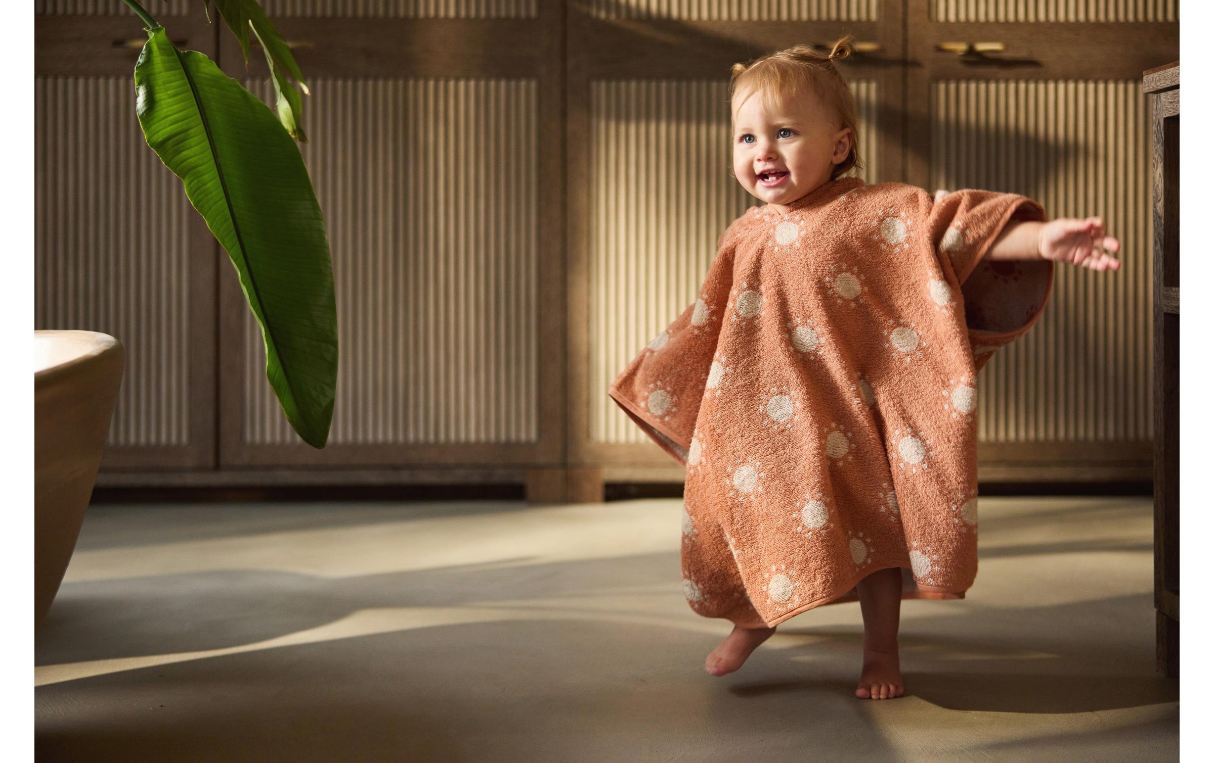 Jollein Poncho de bain »Frottee Jacquard Wendbar«