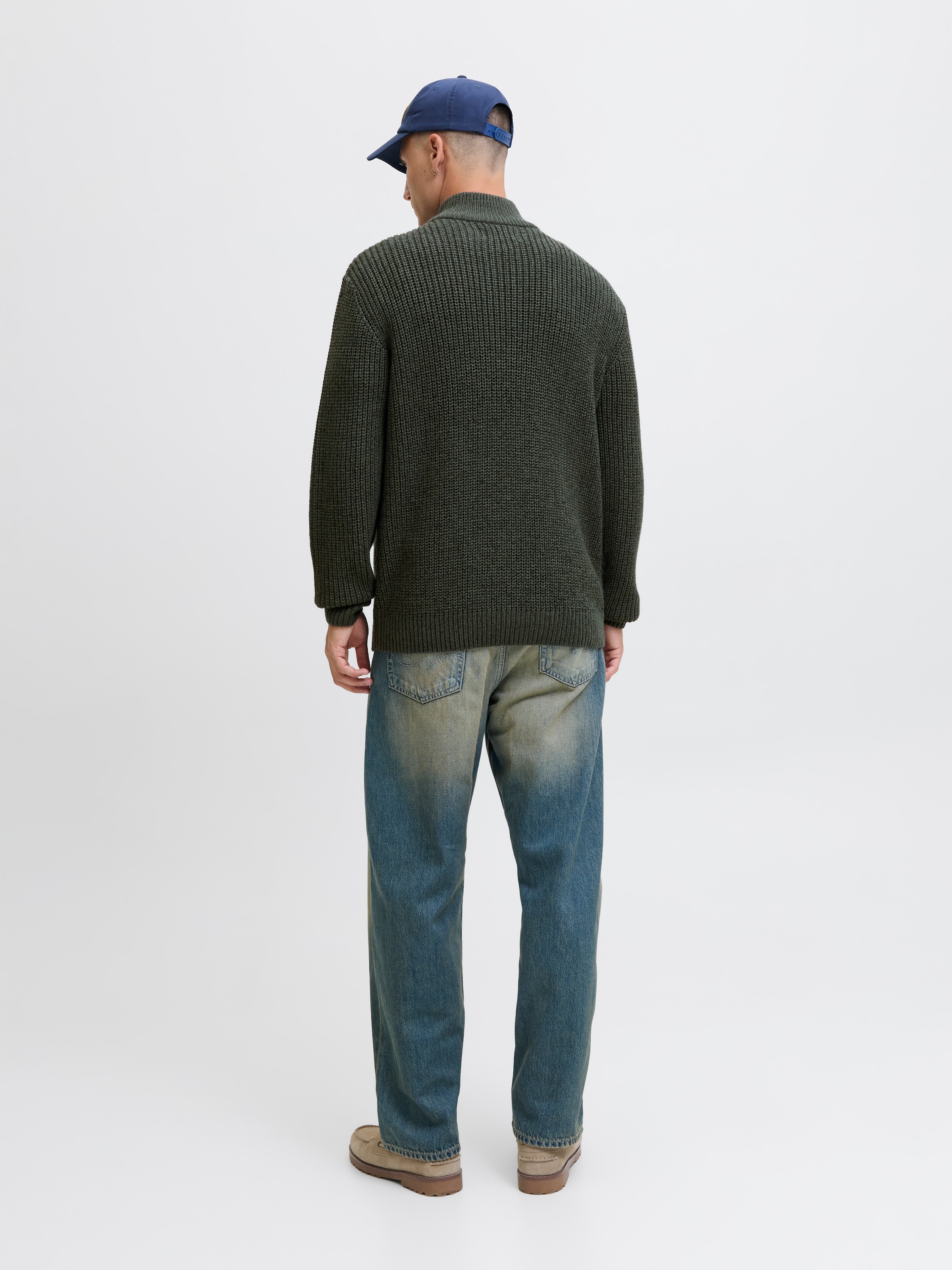 Jack & Jones Troyer »JORBLEECKER KNIT HALF ZIP BF«
