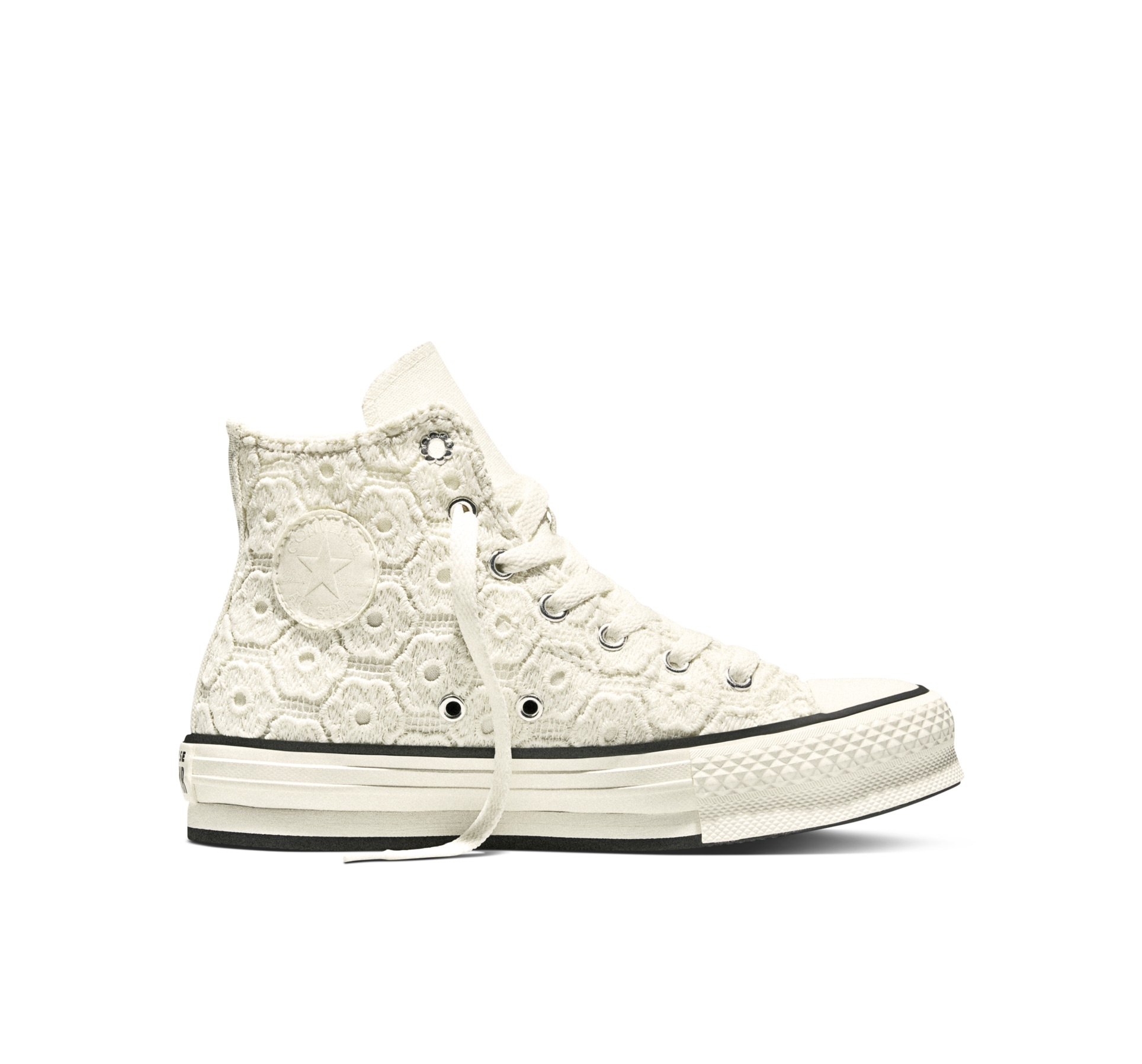 Converse Sneakers »CHUCK TAYLOR ALL STAR EVA LIFT PLATFORM FLORAL CROCHET«  pour le quotidien, style sportif, pour adolescents