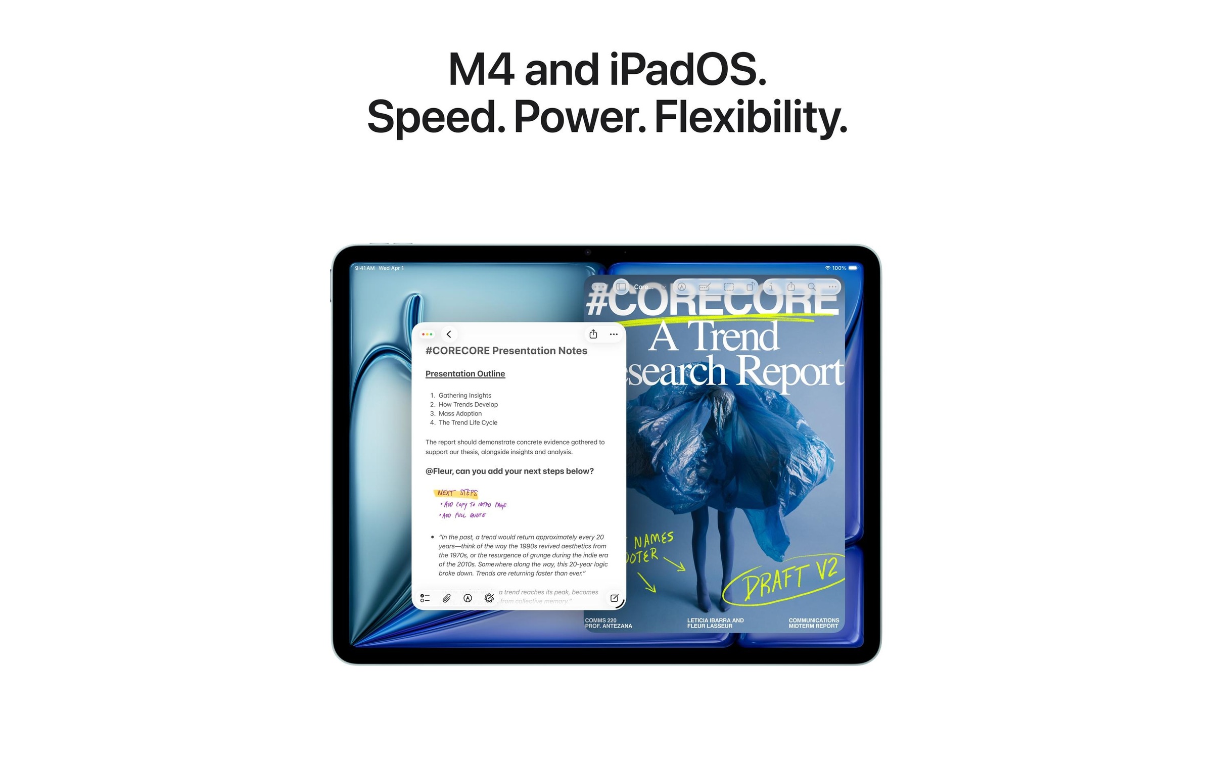 Apple Tablet »13" iPad Air Wi-Fi« (33,02 cm / 13 ″) iPadOS )