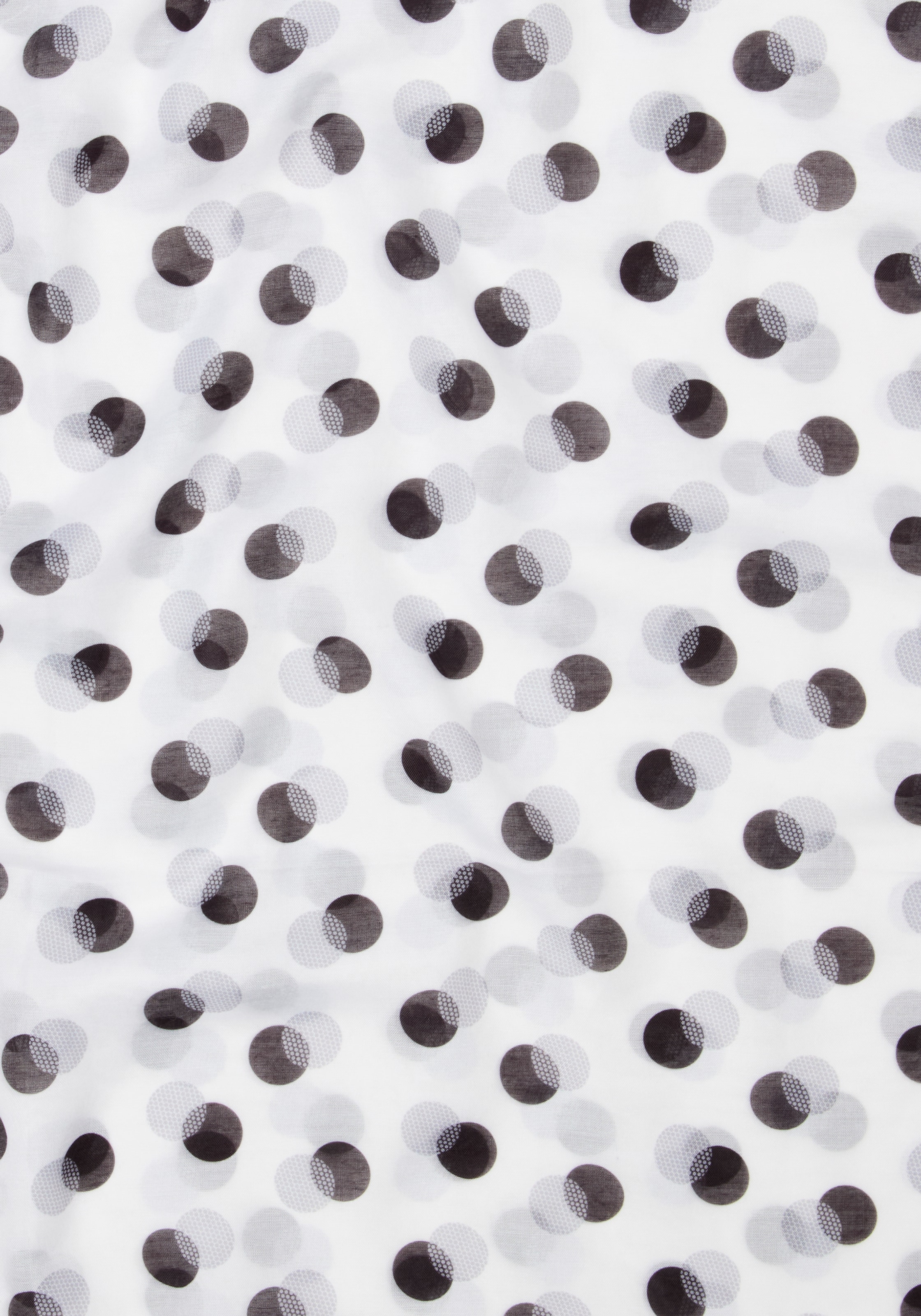 Laura Scott Boucle design à pois et imprimé, structure tissée simple couche