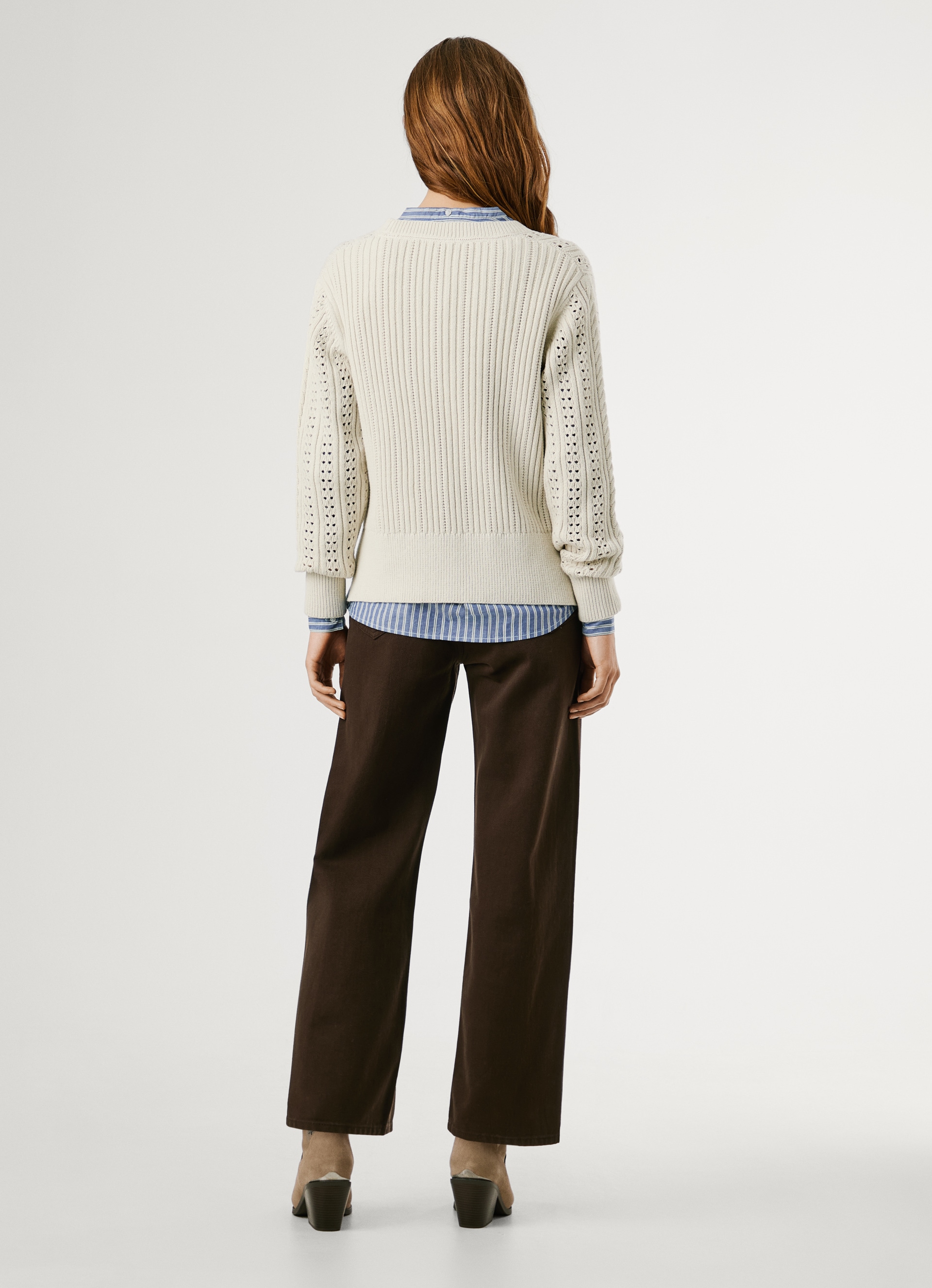 Pepe Jeans Pull en tricot »CANDIDE« mit Lochmuster