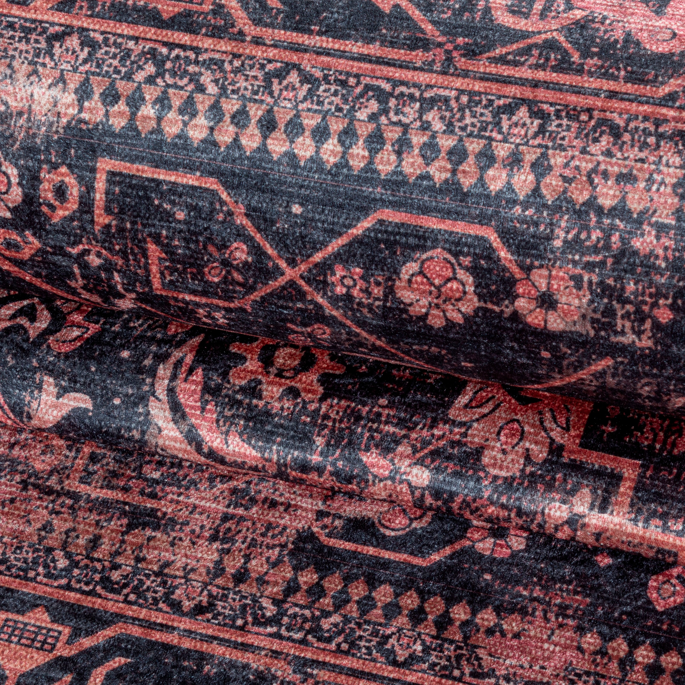 Ayyildiz Teppiche Tapis »FIESTA 4301  , auch als Läufer« Rectangulaire 6 mm Höhe Tissu plat facile d'entretien, vintage moderne, look oriental