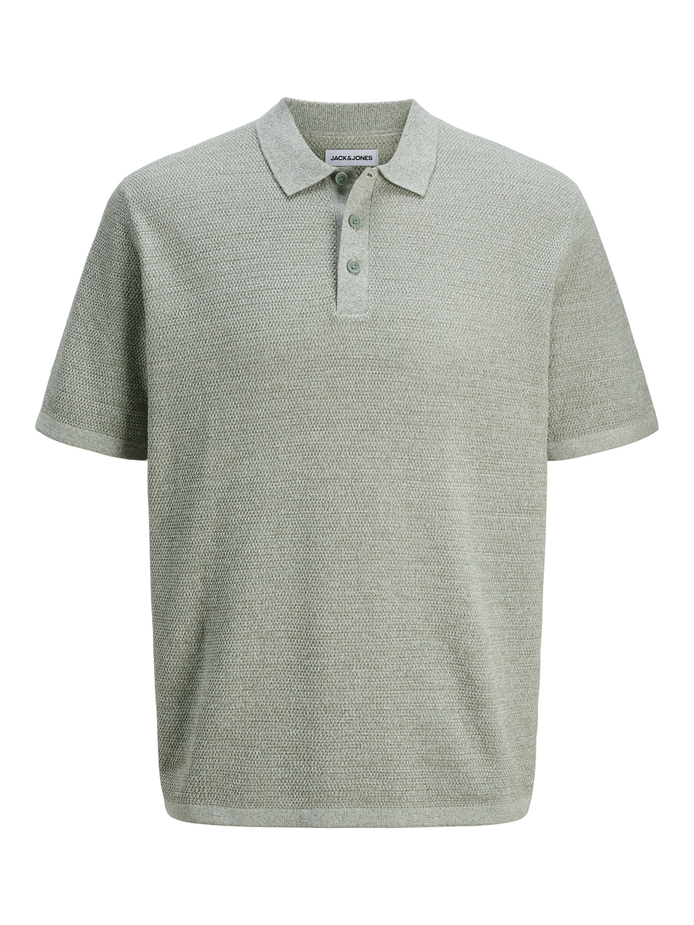 Jack & Jones Kurzarmpullover »JJEGEORGE KNIT POLO SS SN« mit Polo Kragen