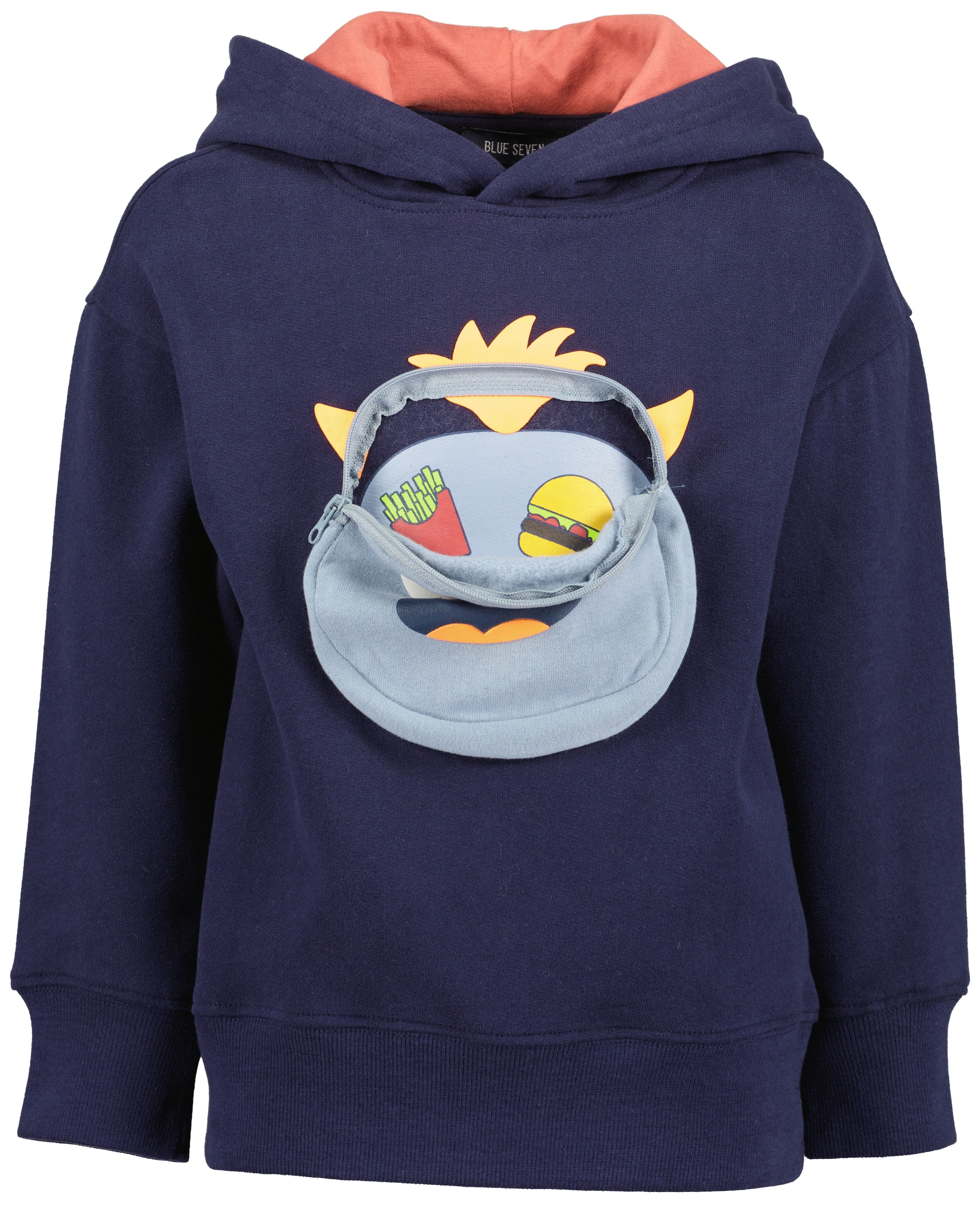 Blue Seven Sweat à capuche , Coton
