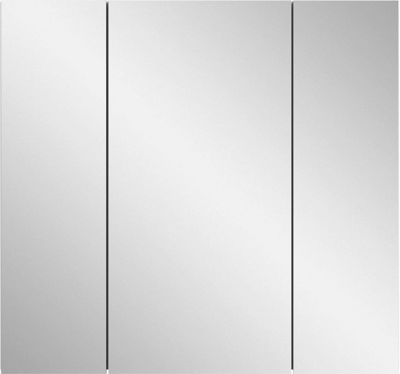 welltime Spiegelschrank »BIEL, TOPSELLER!, Breite 82 cm, 3 Türen, 6  Einlegeböden, 9 Fächer« 1 Stk. tlg. Badmöbel, Badschrank, Schrank, Wandschrank, Bad, Badezimmer