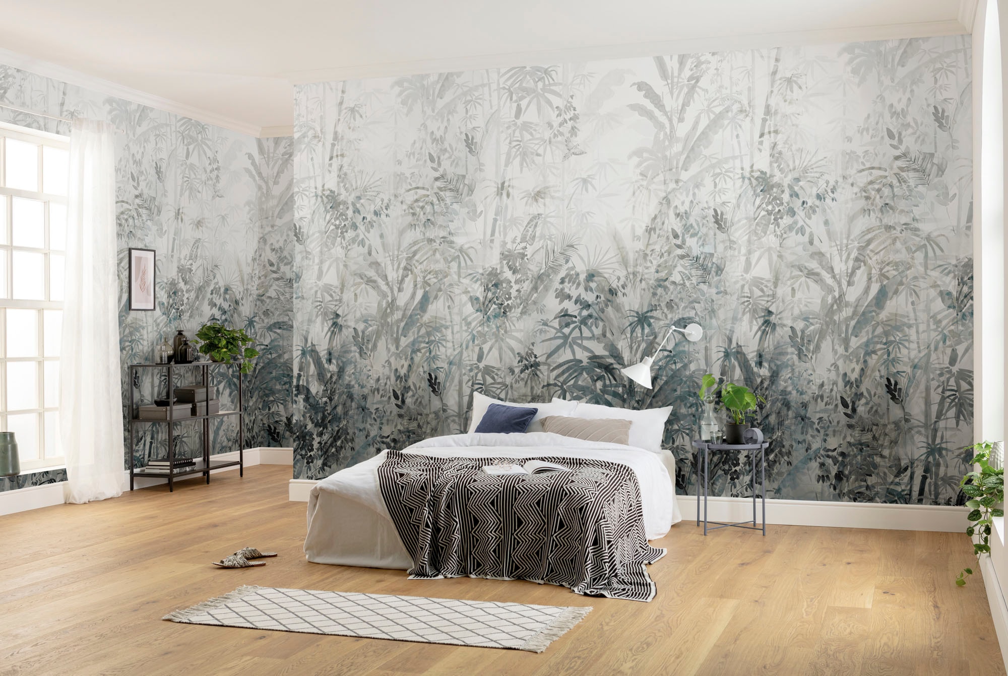 Komar Papier peint intissé »Digitaldruck Vlies -  Wondrous Watermarks - Grösse 300 x 250 cm« imprimé Wohnzimmer, Schlafzimmer