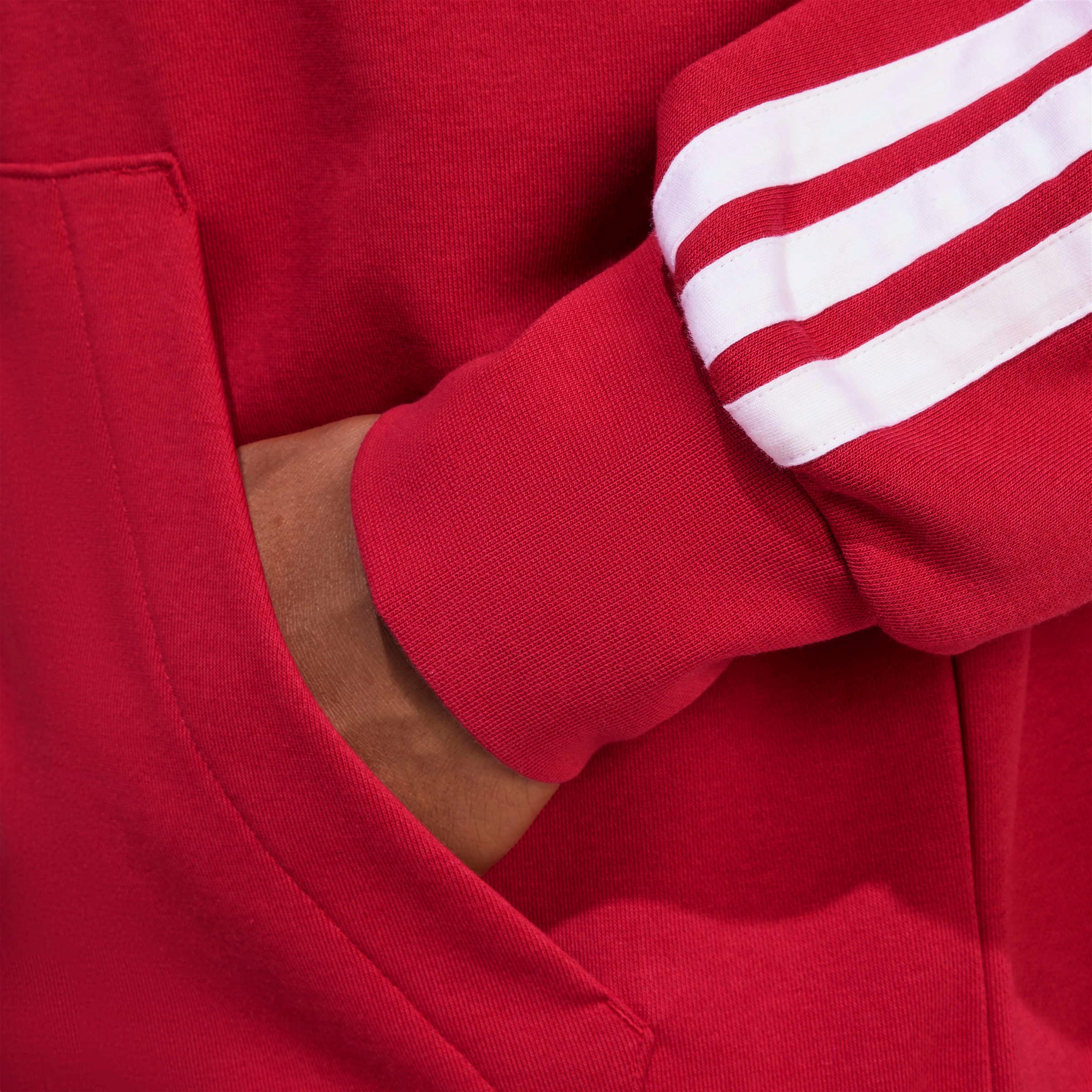 adidas Sportswear Sweat à capuche »ESSENTIALS 3-STREIFEN FRENCH TERRY«
