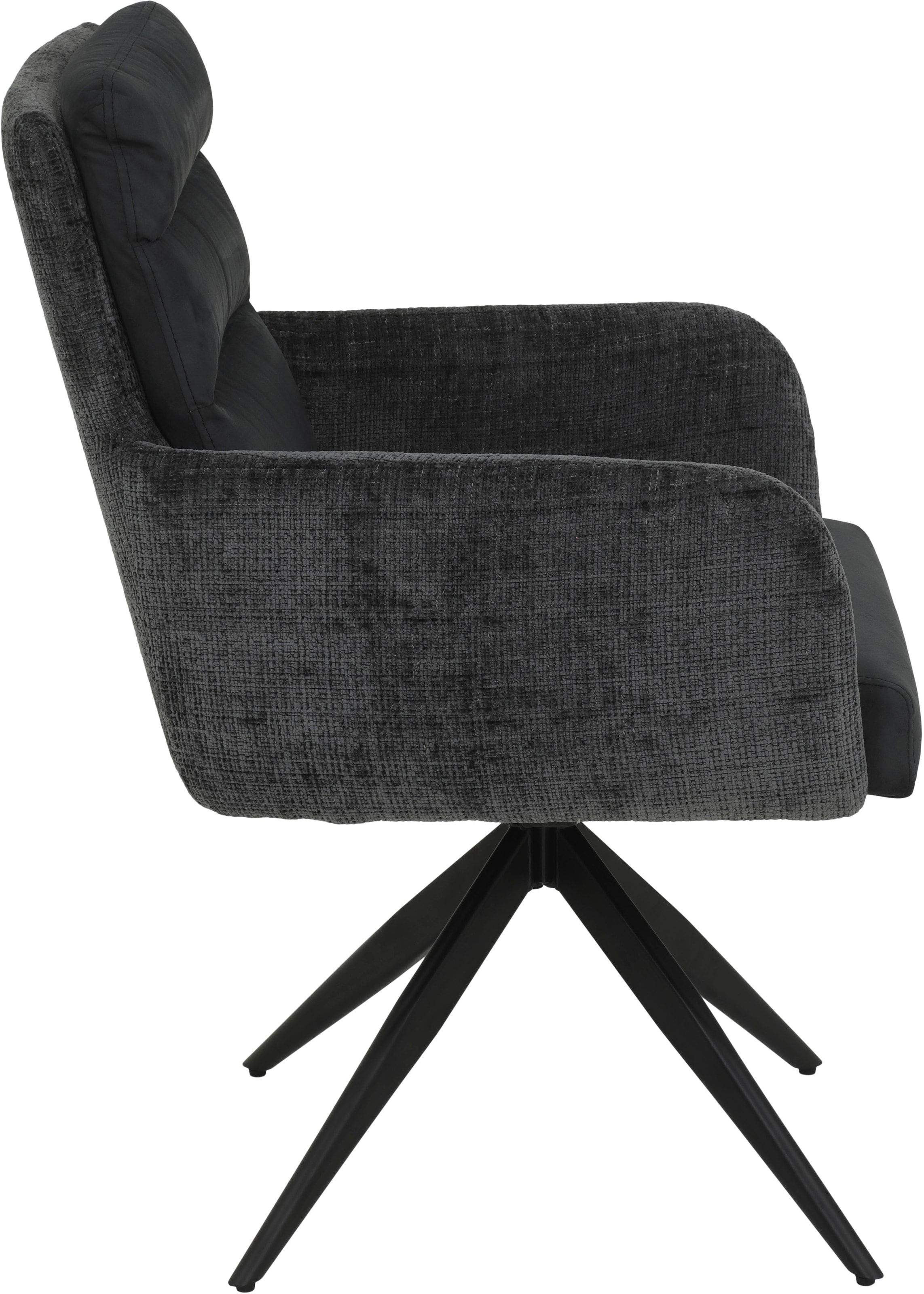 HELA Chaise avec accoudoirs »LEANDRA mit Auto-Return« (Set) 2 cuisKomfortsitz mit Federkern, Esszimmerstuhl drehbar