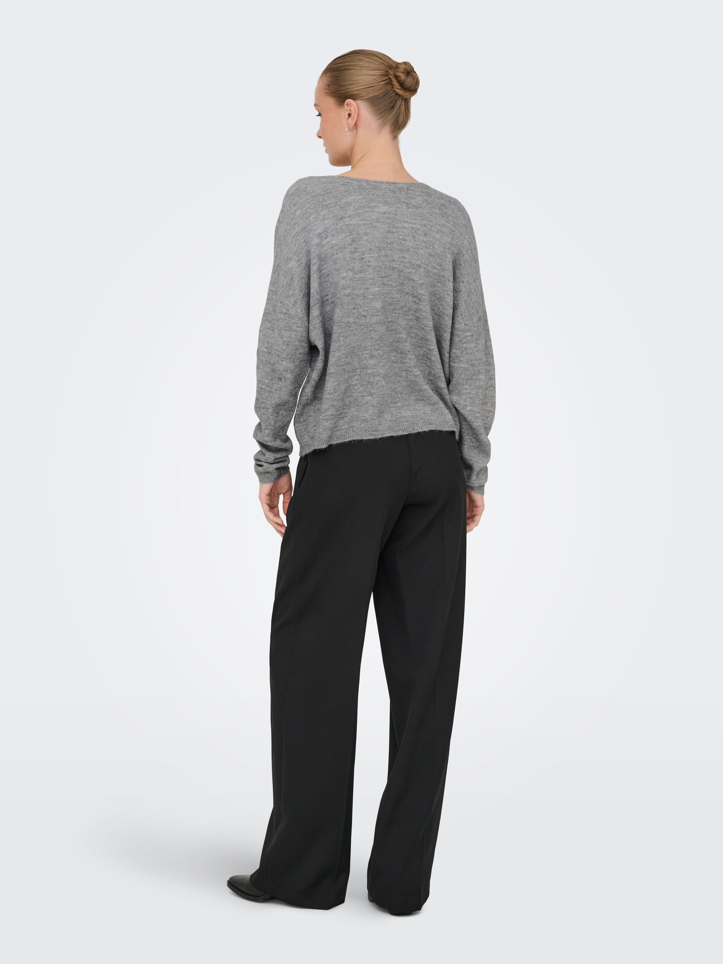 ONLY Pull à col rond »ONLMANIFESTA LS REVERSIBLE KNT NOOS«
