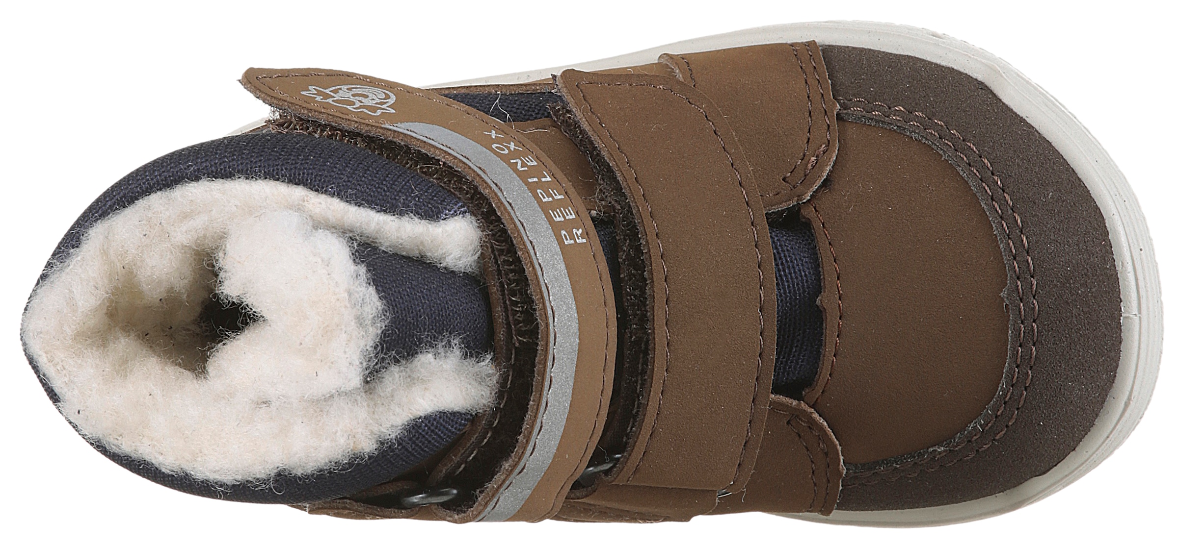 PEPINO by RICOSTA Winterstiefel »Flo WMS: mittel«  Klettschuh mit Warmfutter, Grössenschablone zum Download