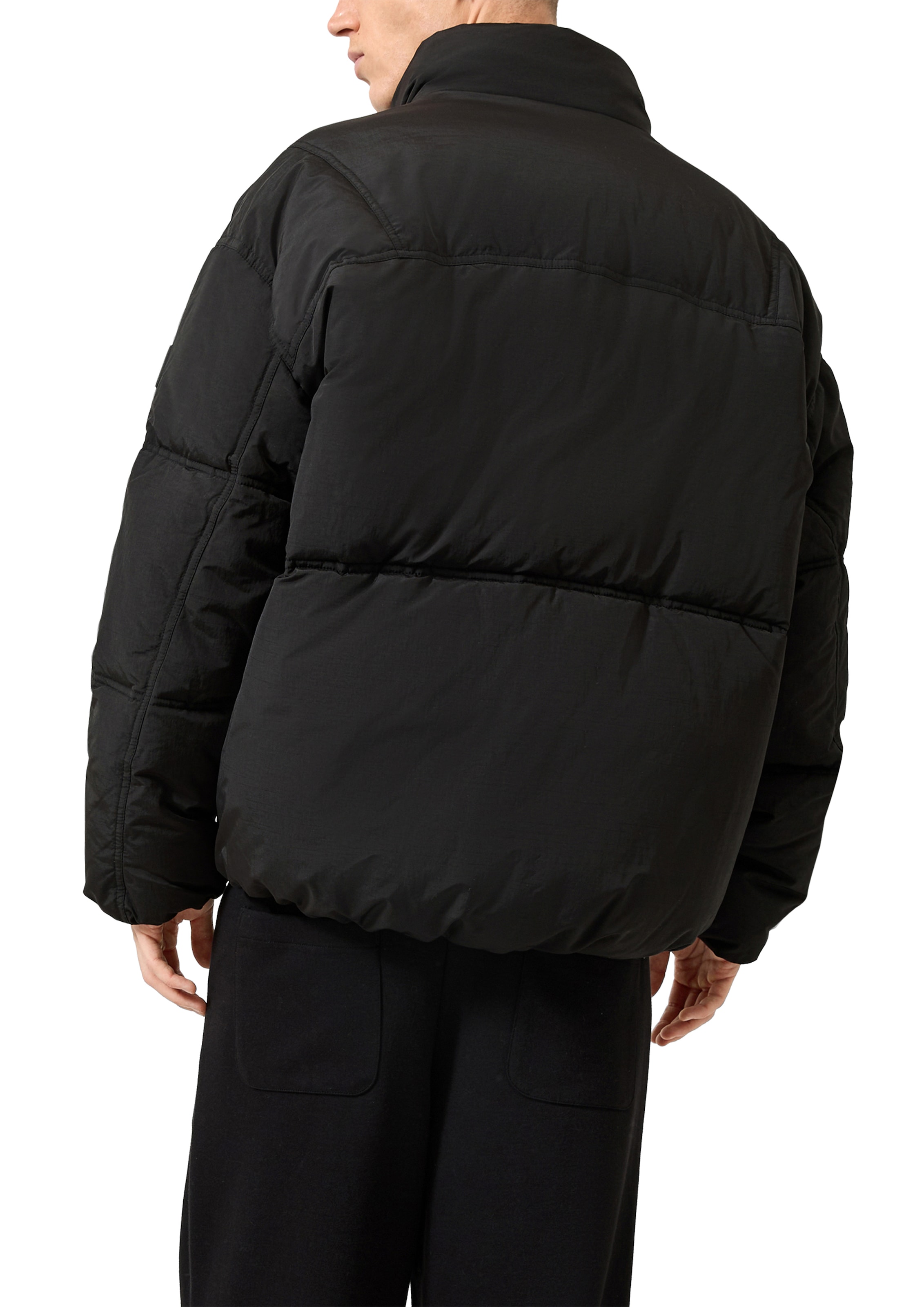 QS Steppjacke ohne Kapuze Winterjacke mit Stehkragen und Reissverschluss