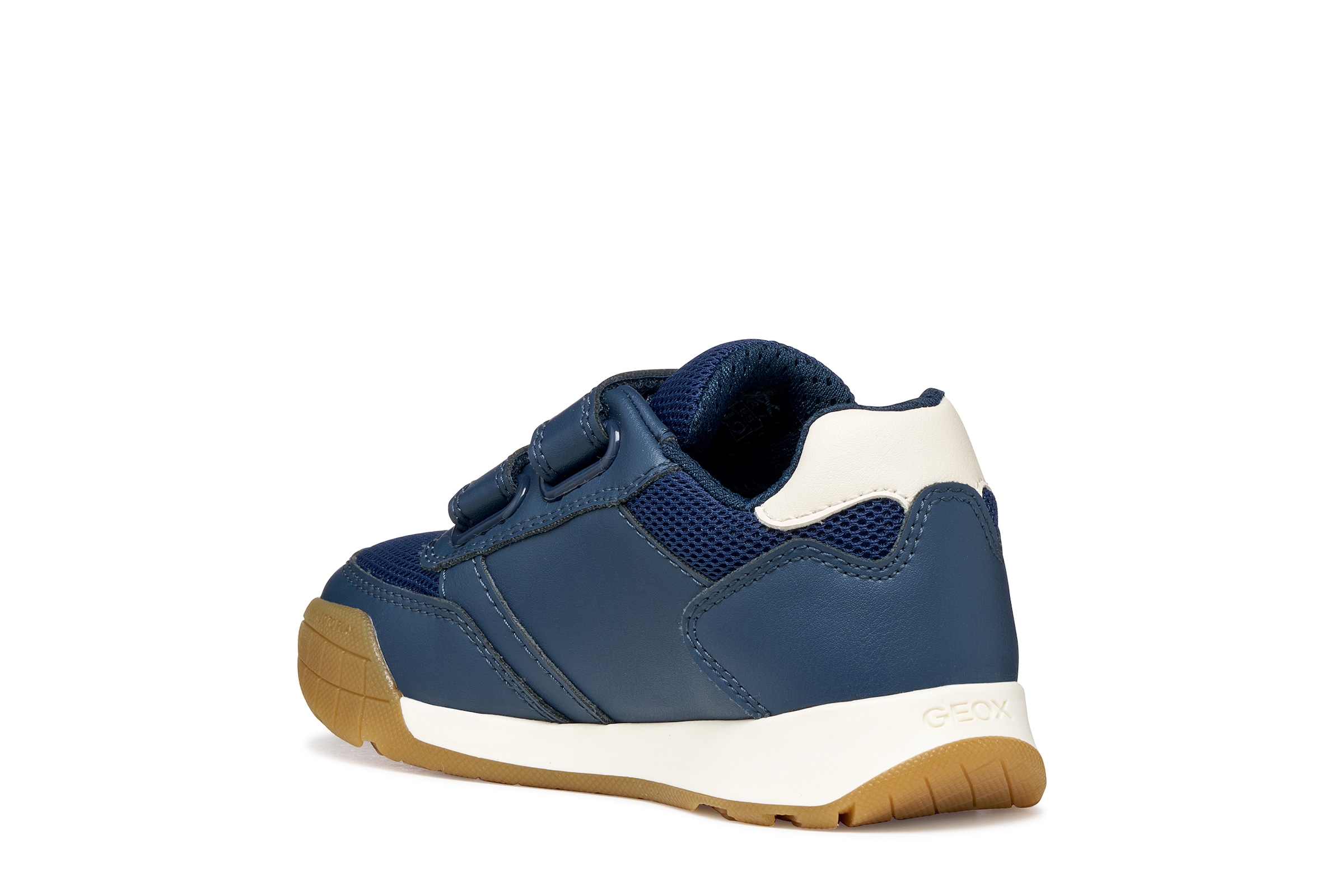 Geox Chaussures à scratch »J RANN-E BOY«  Chaussure basse avec empiècement contrastant, gabarit de taille à télécharger