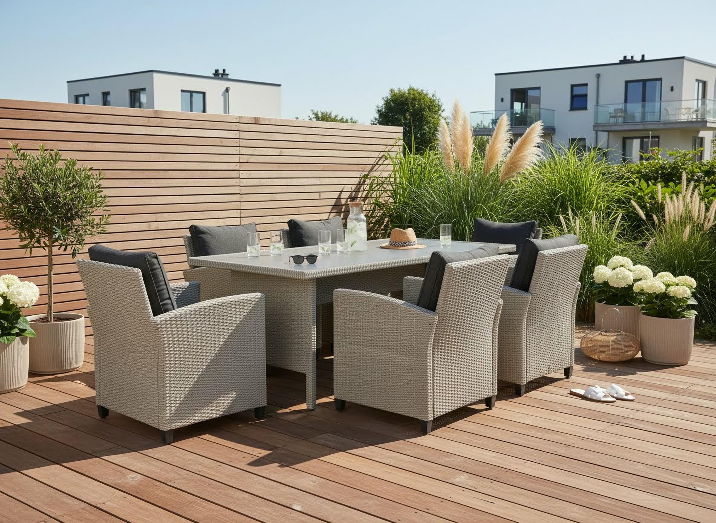 Creativ home Windlicht »Laterne ALEGRE, mit Henkel« Kerzenhalter aus Naturweide, Ø 33 cm