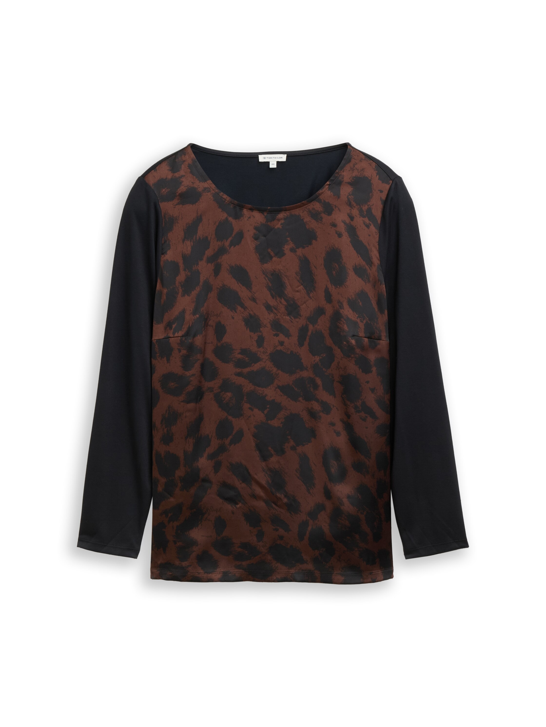 TOM TAILOR PLUS Langarmshirt mit Animal Print