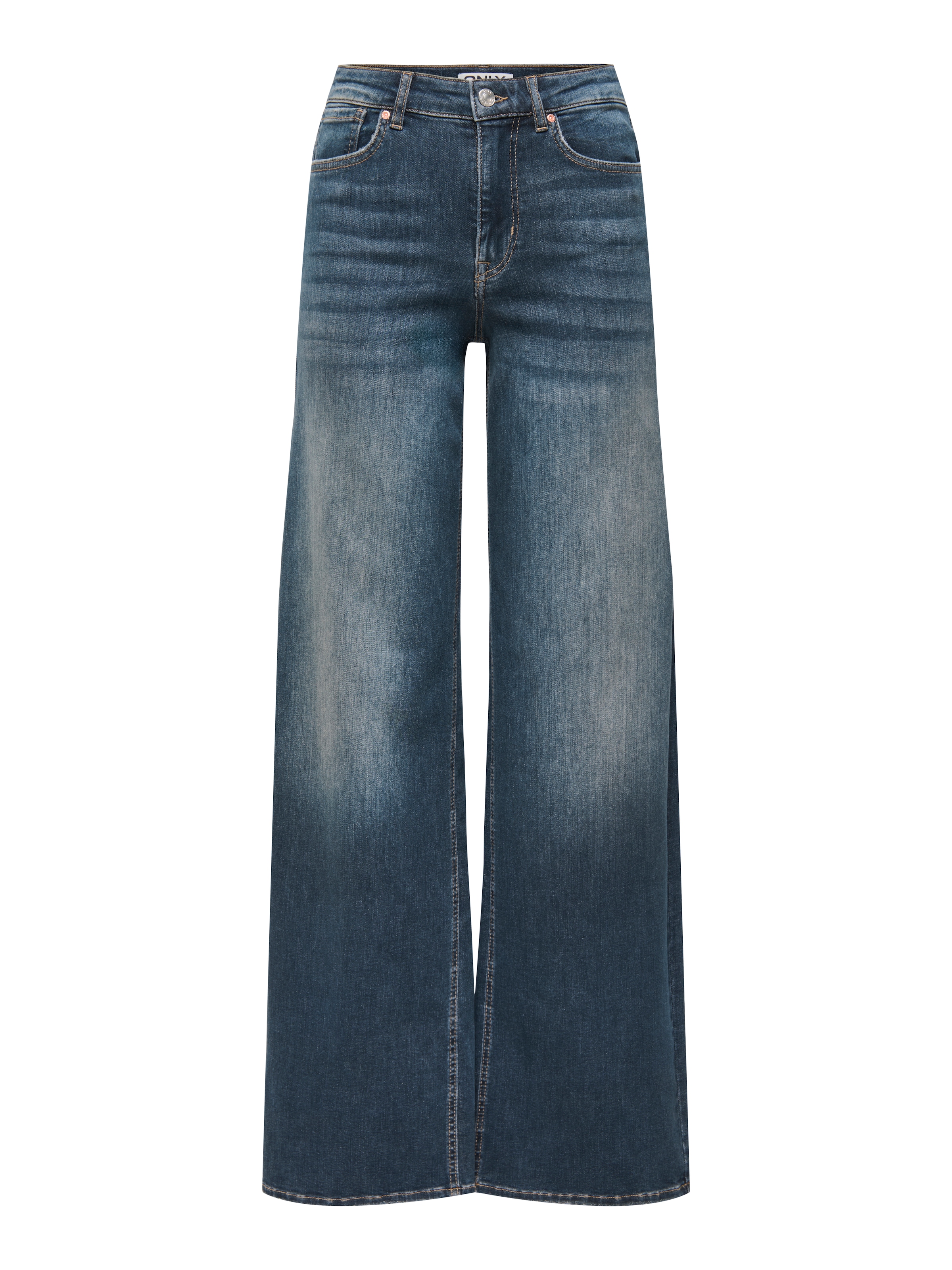 ONLY 1100000002199 »ONLMADISON BLUSH HW WIDE DNM DOT529 NOOS« Baumwollmischung, wide fit