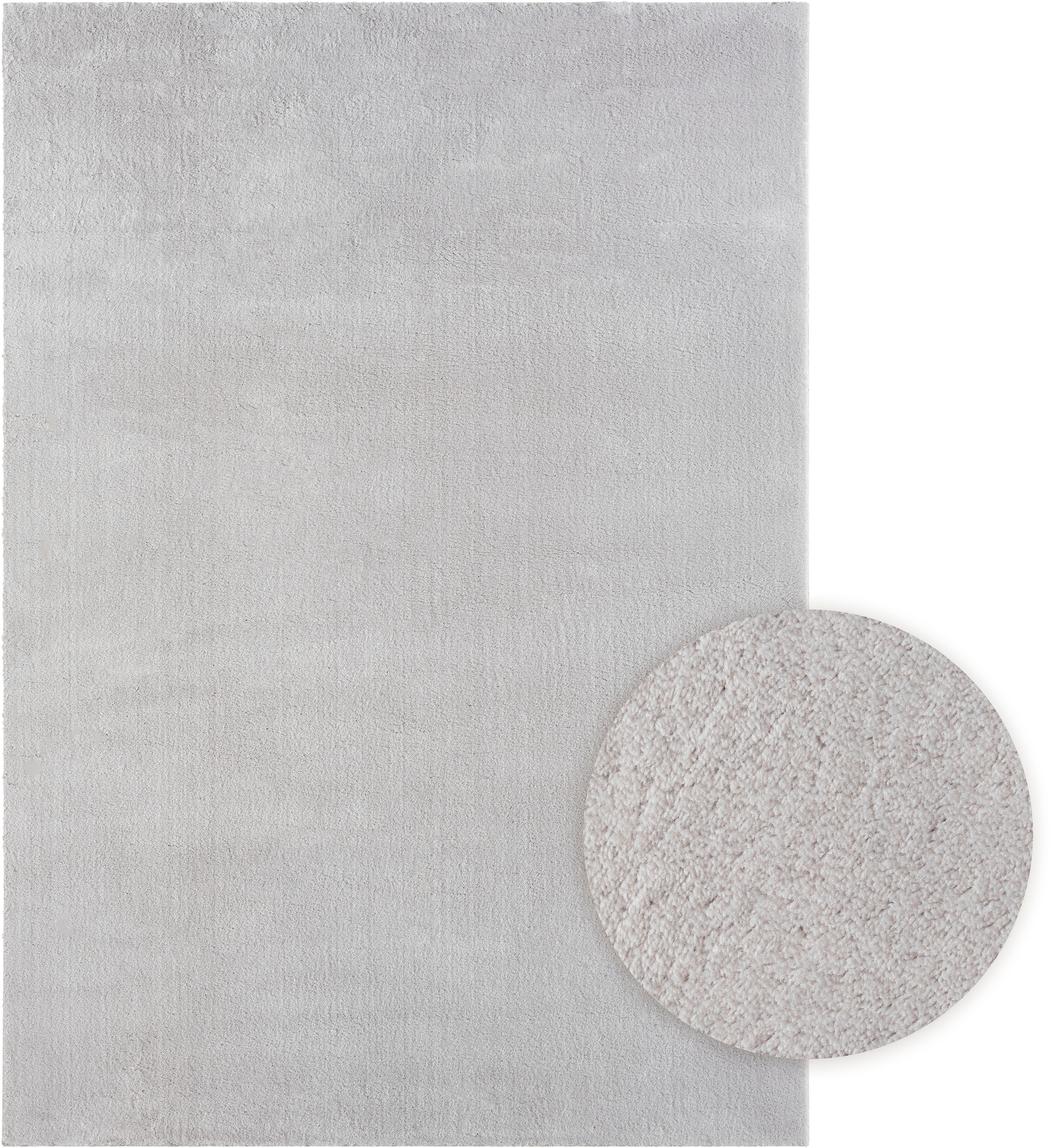 merinos Teppich »Loft 37 , Kunstfellteppich« rechteckig 16 mm Höhe weich und kuschelig, Fell Haptik, Anti-Rutsch-Unterseite,